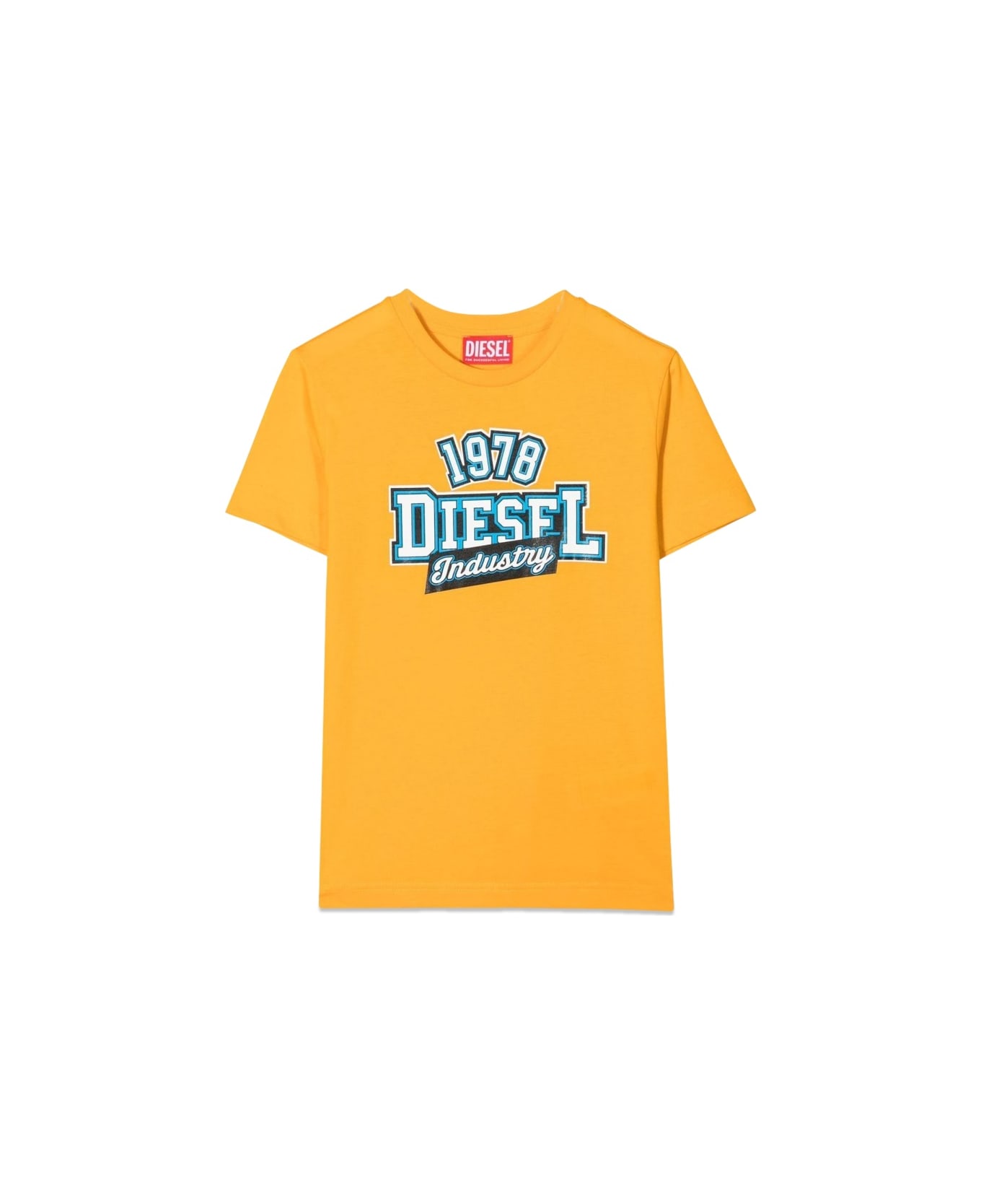 Diesel T-shirt Logo - YELLOW
