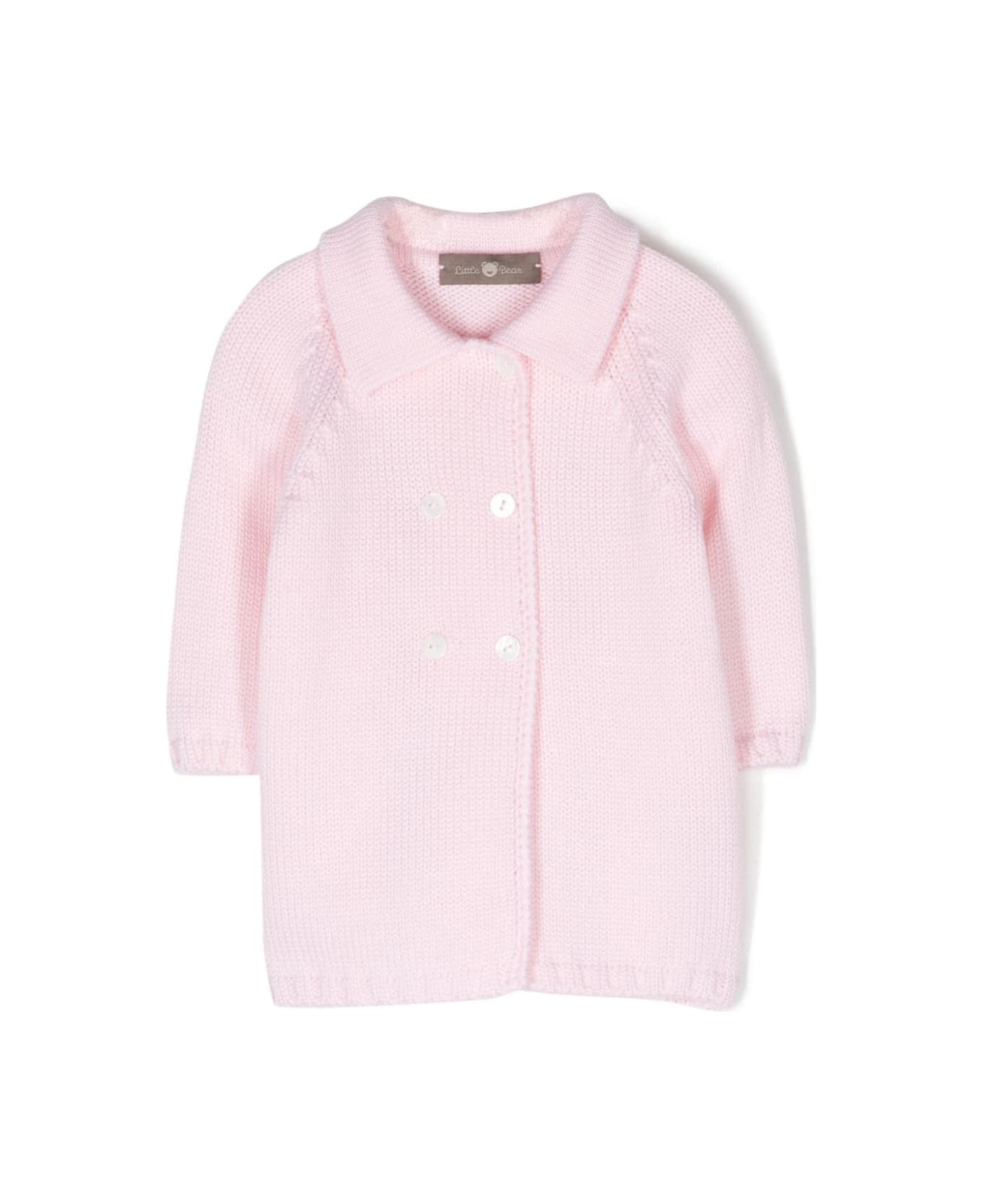 Little Bear Double-breasted Blazer - Pink コート＆ジャケット