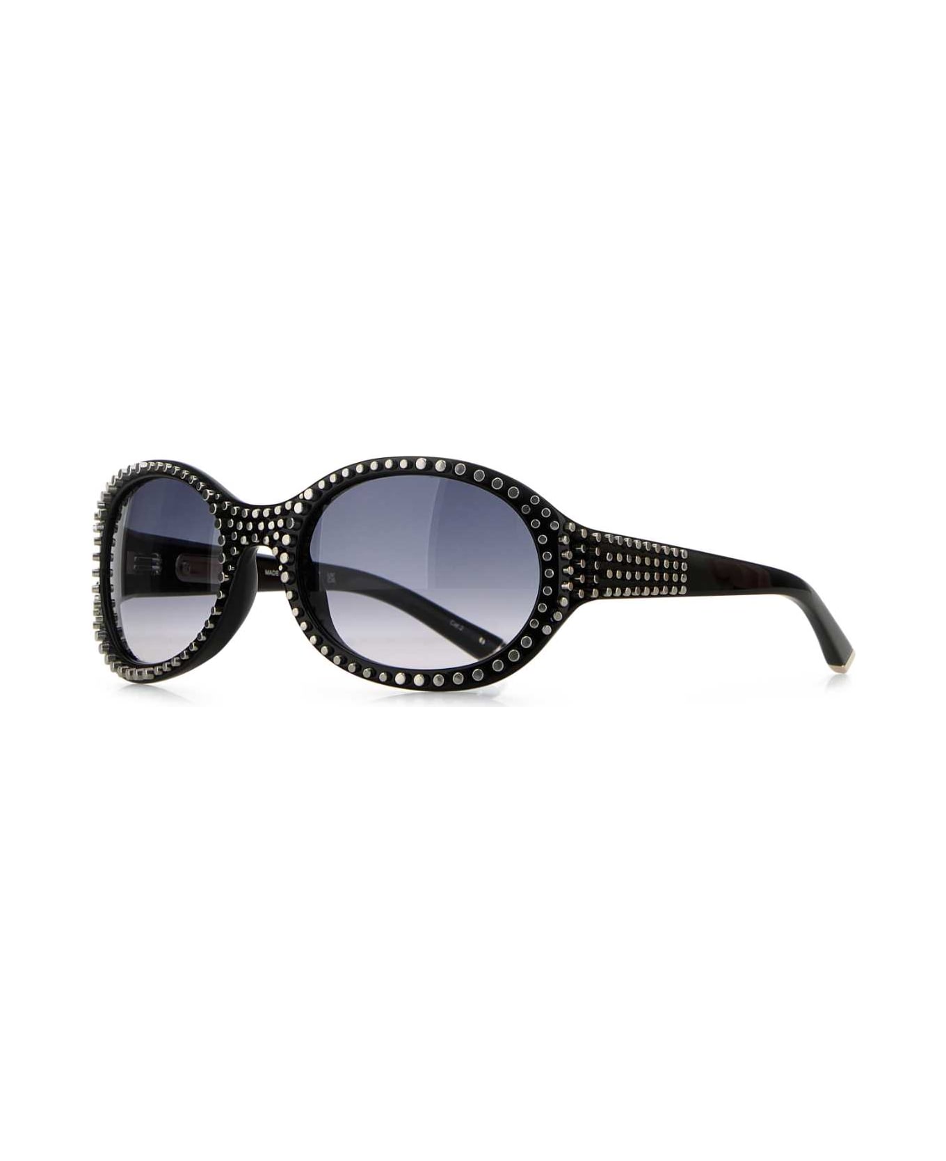 Gucci Black Acetate Sunglasses - BLACKSTUDSGREY