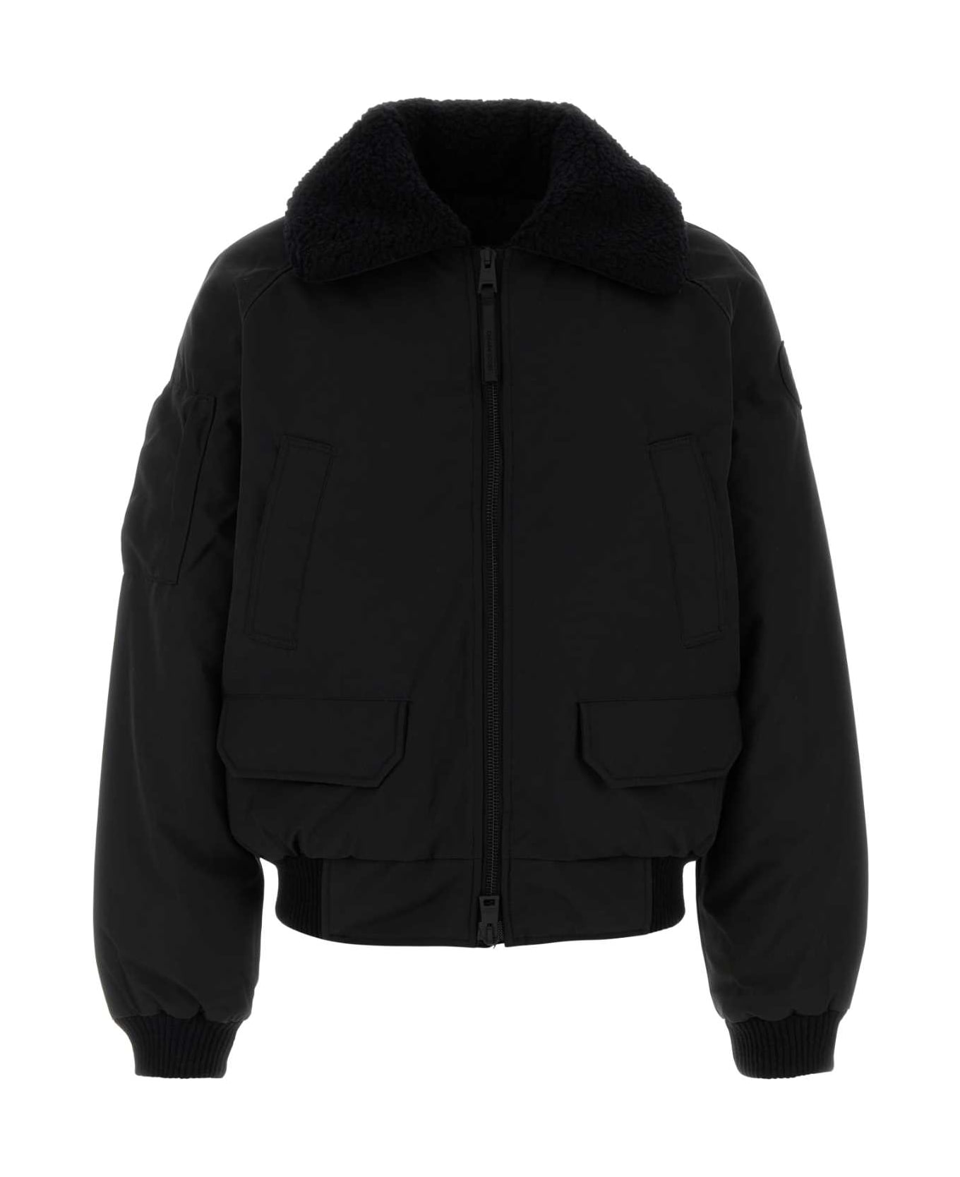 Canada Goose Black Polyester Blend Down Jacket - BLACKNOIR
