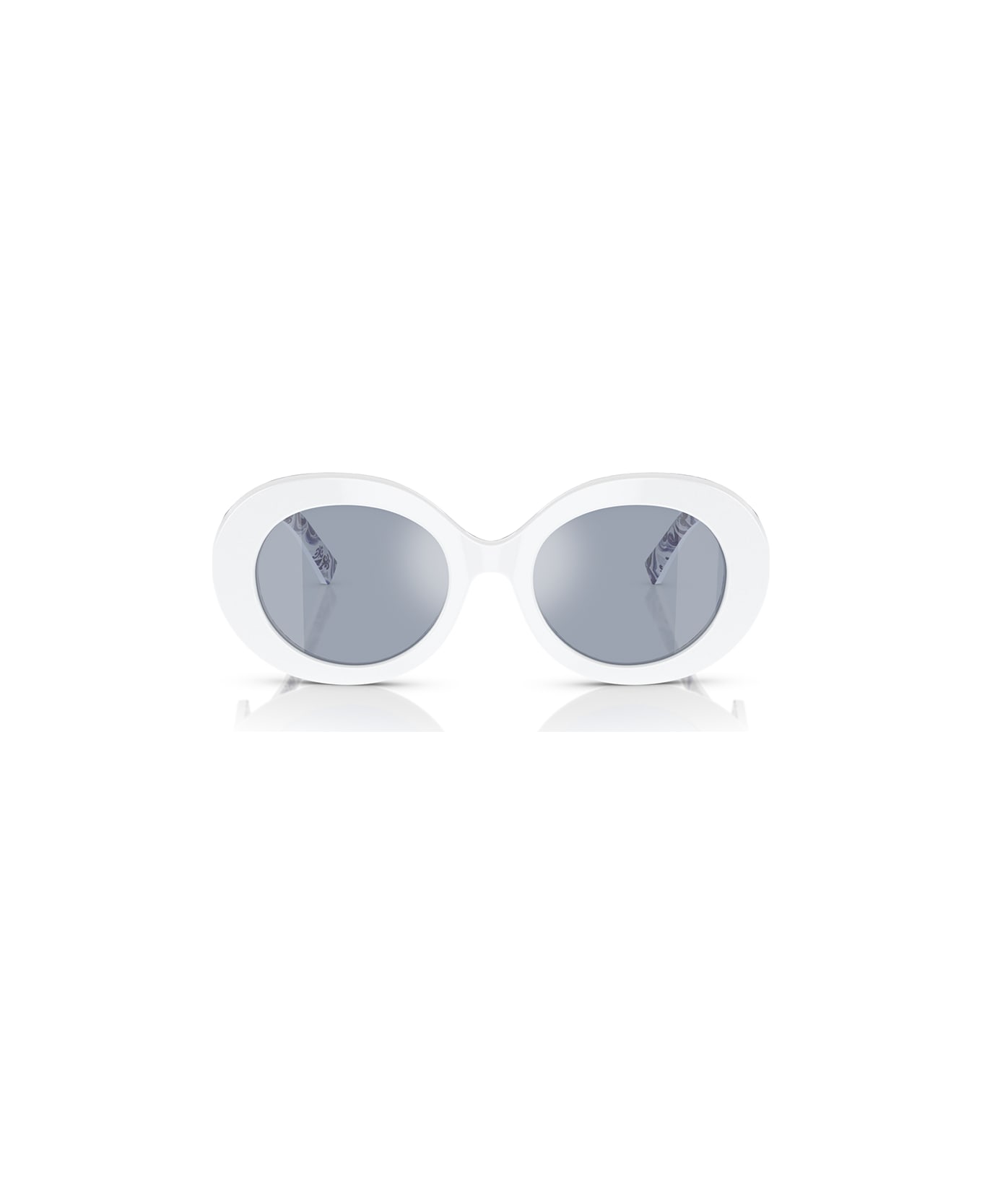 Dolce & Gabbana Eyewear Eyewear - Bianco/Silver specchiato