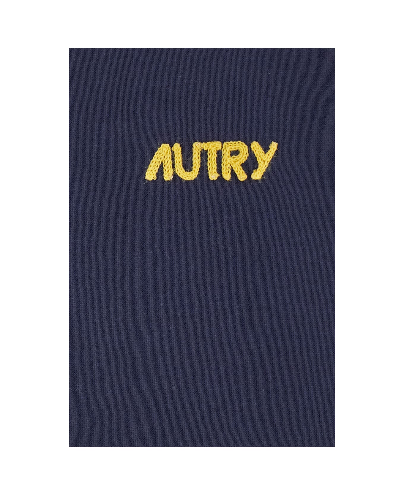 Autry Long Sleeve Striped Polo Shirt - CHO/WH VT/BL