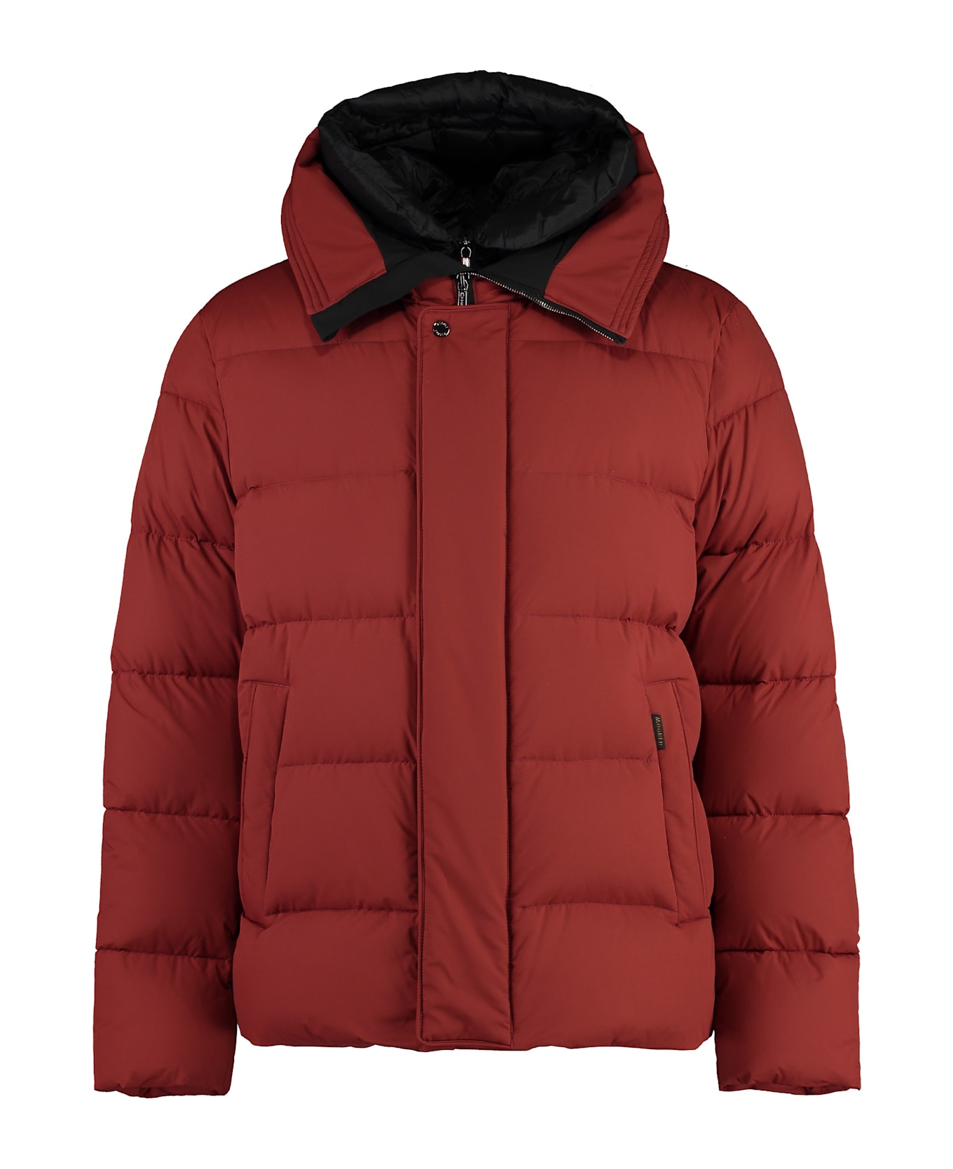 Moorer Erenio Hooded Short Down Jacket - red