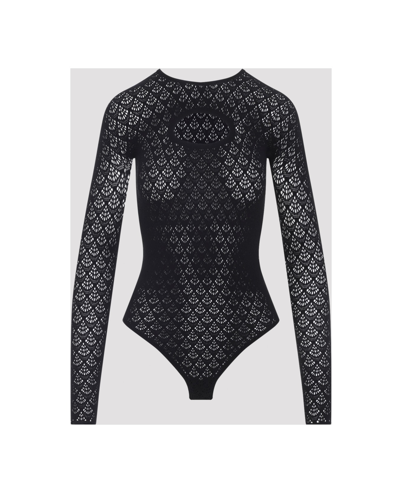 Wolford Mermaid Net String Body - Black