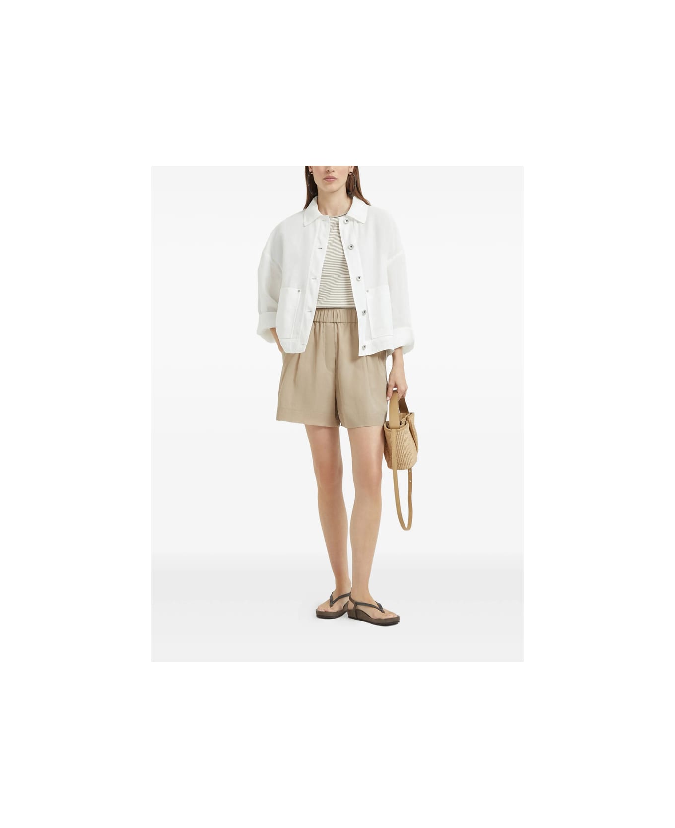 Brunello Cucinelli T-shirt - NEUTRALS