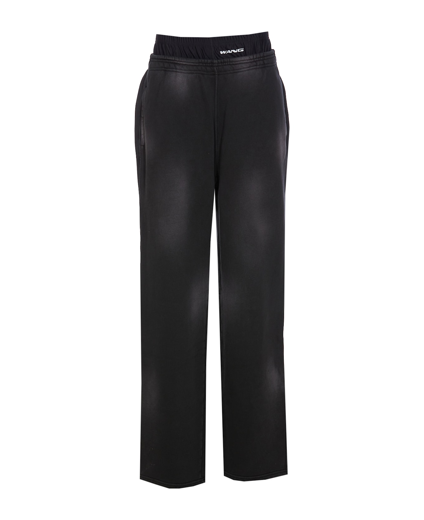 Alexander Wang Pre Styled Bike Shorts Pants - BLACK