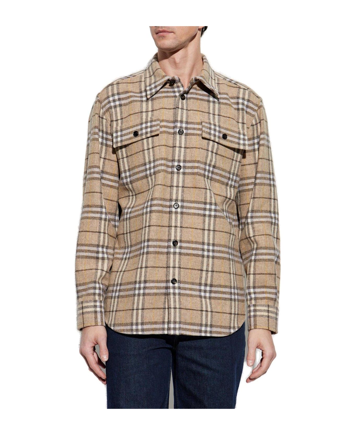 Burberry Long Sleeved Checked Shirt - BEACHLINDENCHECK