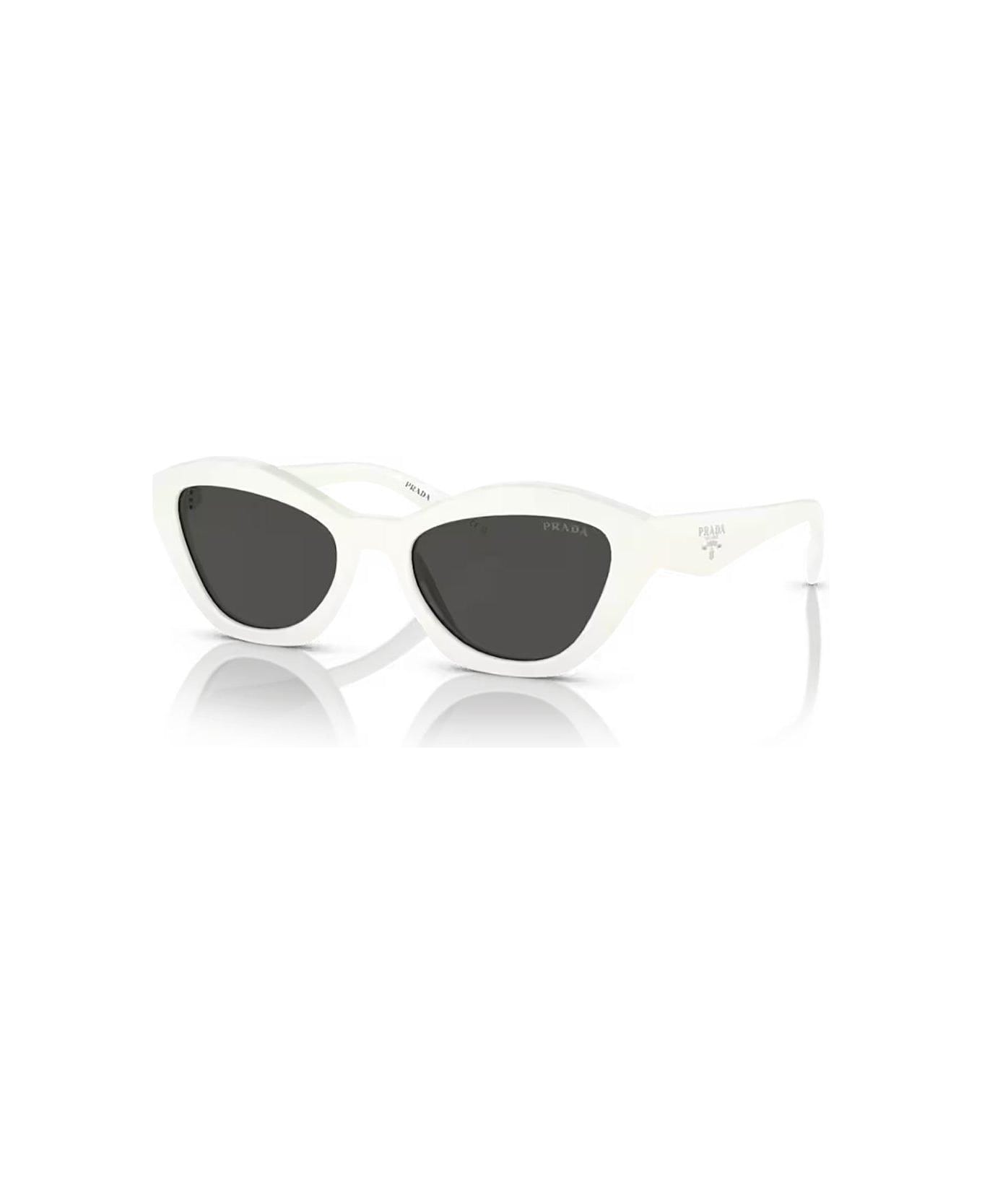 Prada Eyewear Cat-eye Frame Sunglasses Sunglasses - 17K08Z White