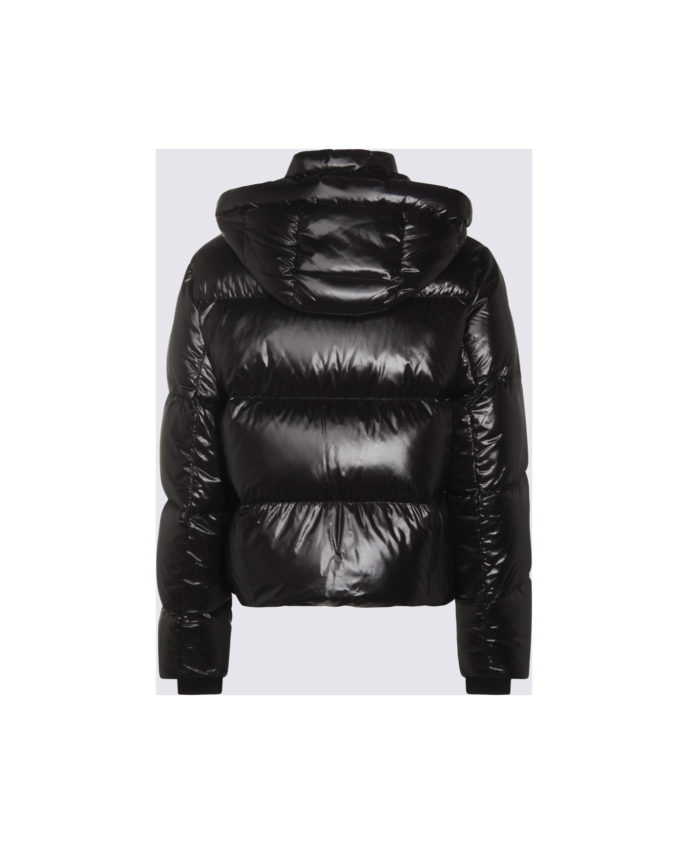 Moose Knuckles Black Nylon Down Jacket - Black