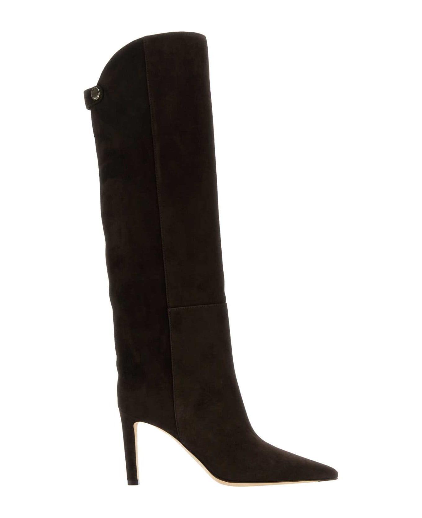Jimmy Choo Chocolate Suede Alizze Boots - COFFEE ブーツ