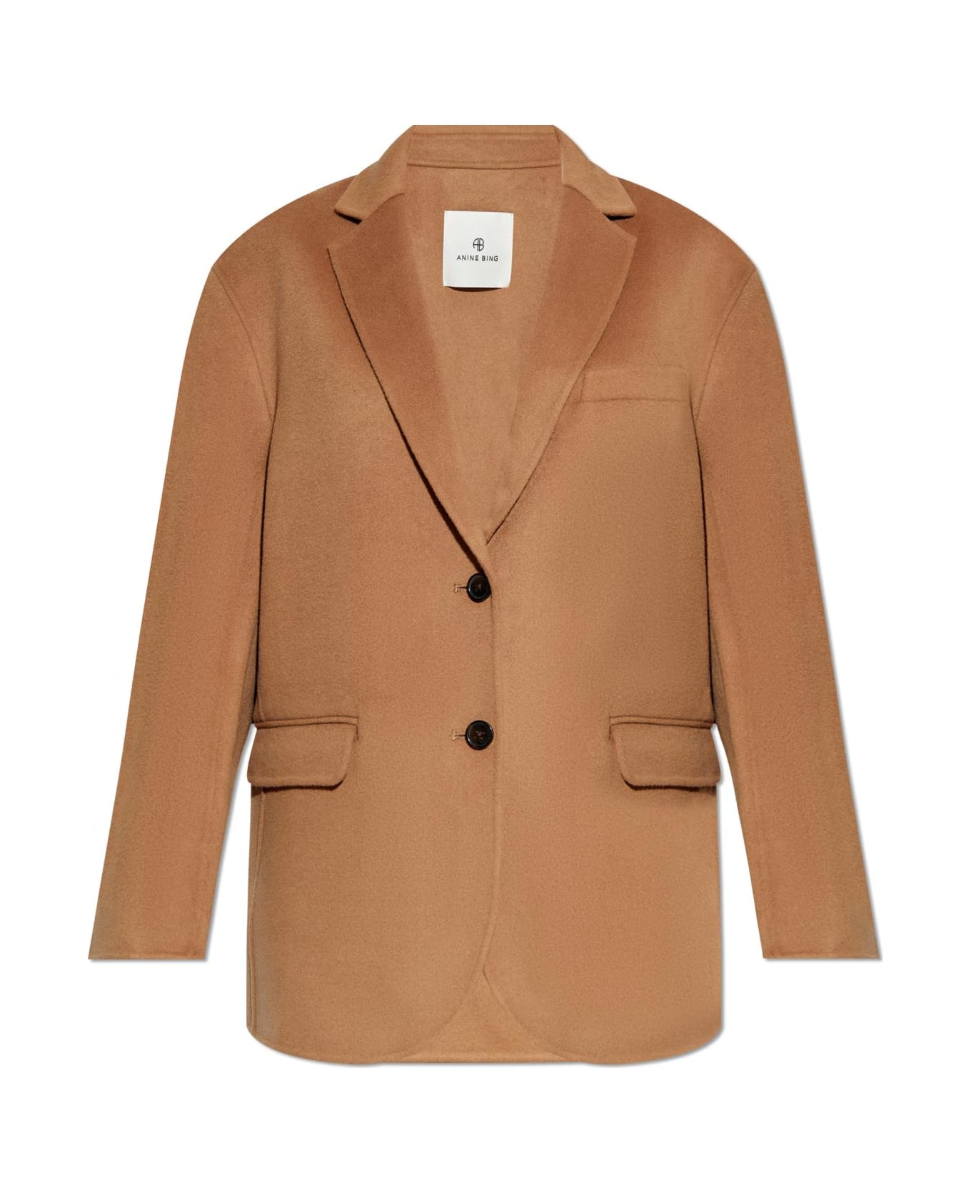 Anine Bing Wool Blazer - camel cashm.blend