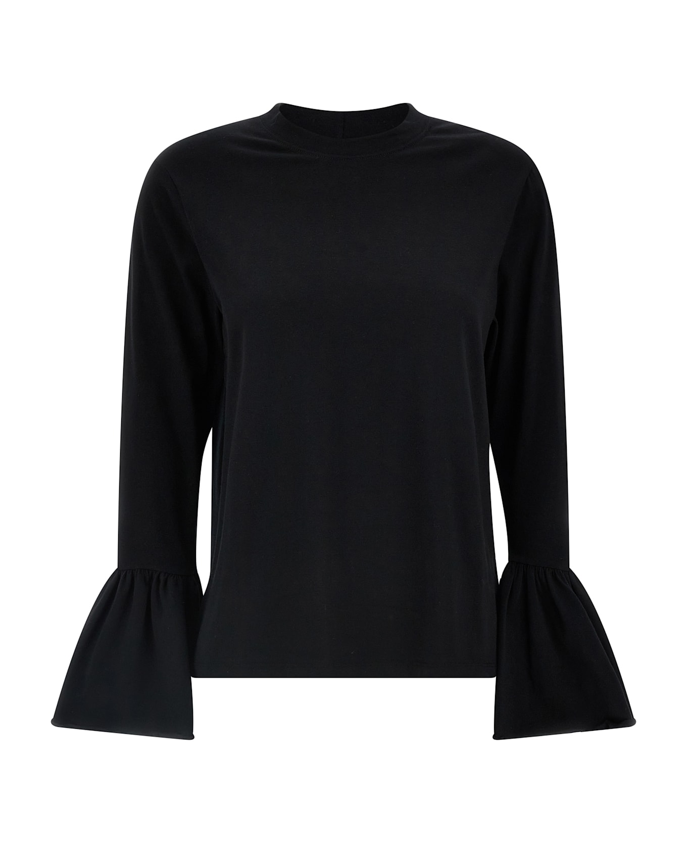 Sleeper 
ruffled
 T-shirt - Black  