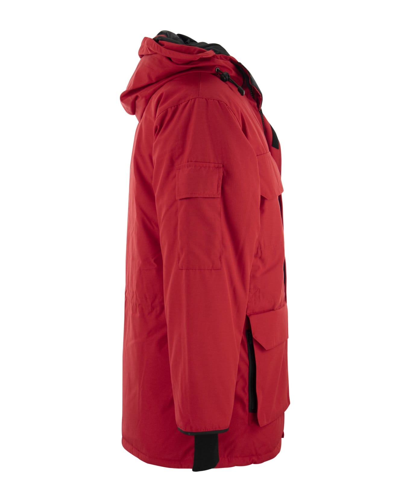 Canada Goose 'expedition' Red Cotton Blend Parka - Red