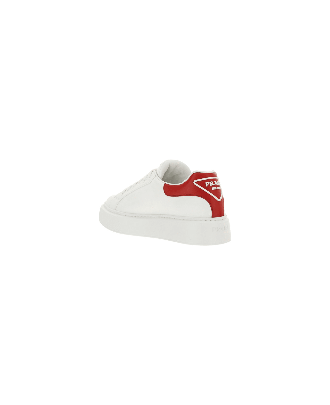 Prada Sneakers - Bianco+rosso