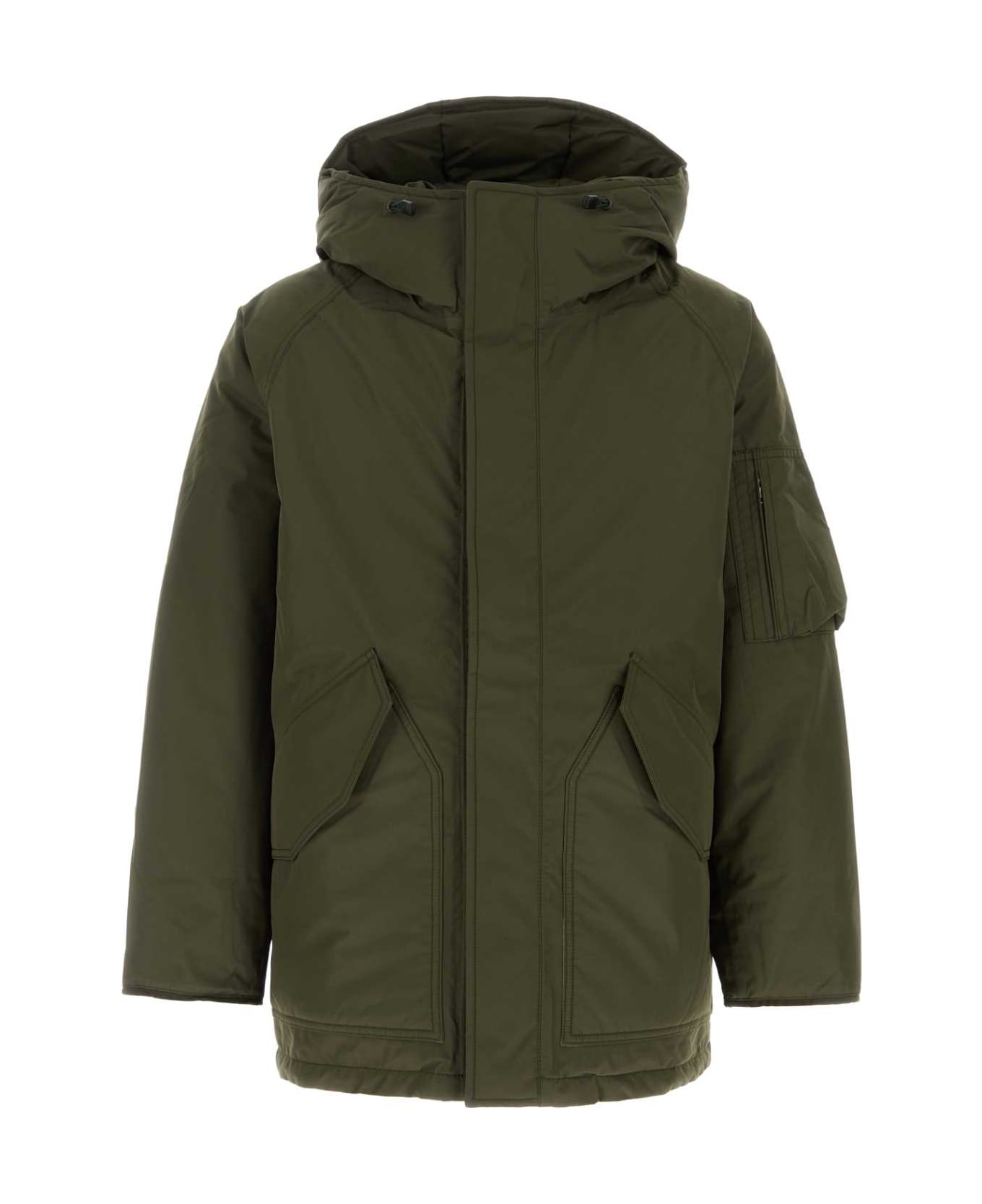 Nanamica Army Green Polyester Down Jacket - KHAKIGREEN