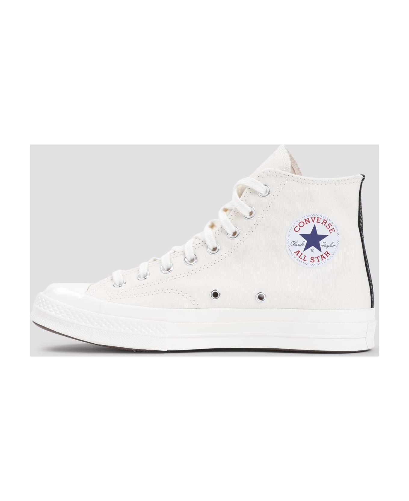 Comme des Garçons Play High Top Sneakers - White