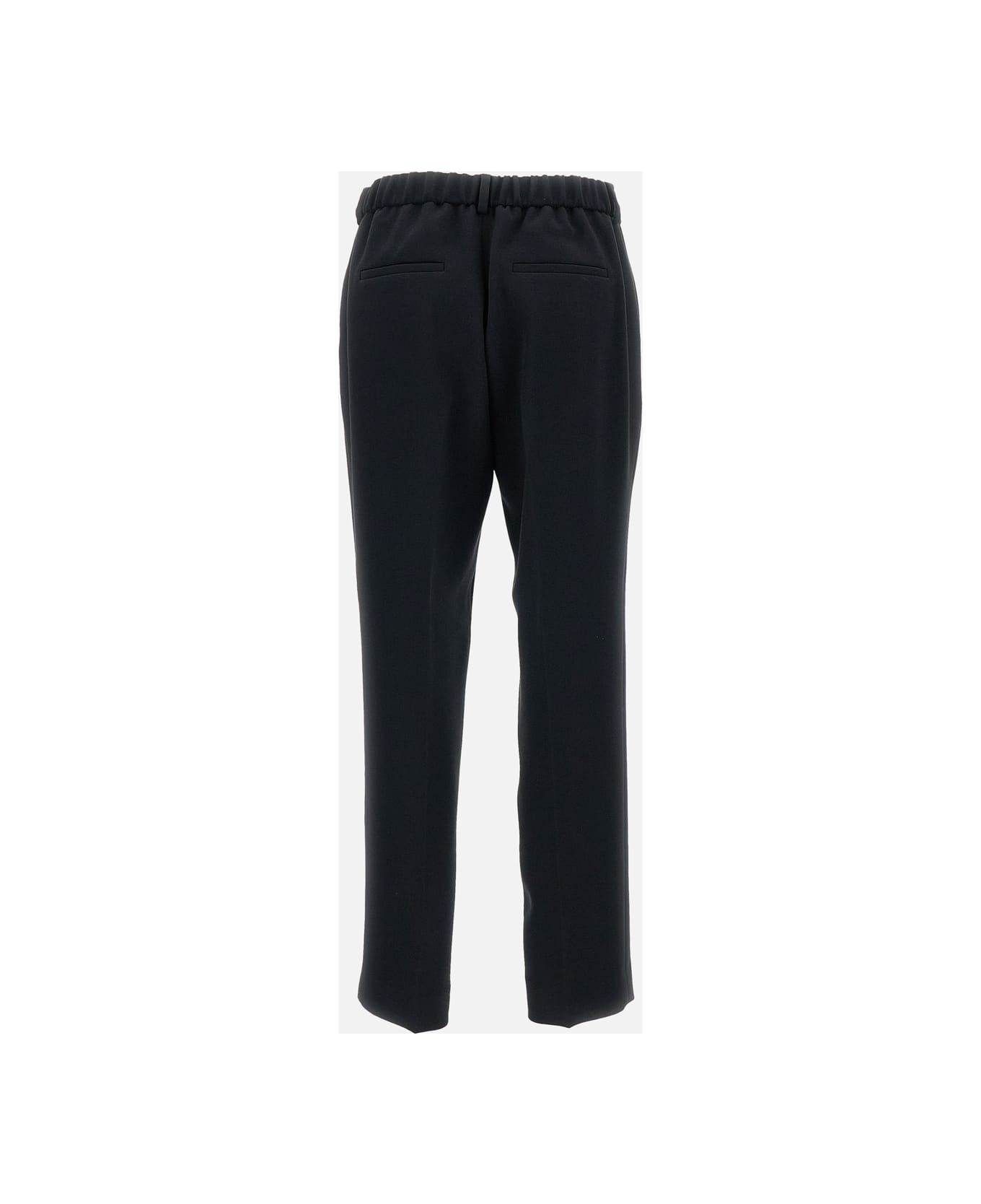 Alberto Biani Pantaloni A Sigaretta Cady - Black