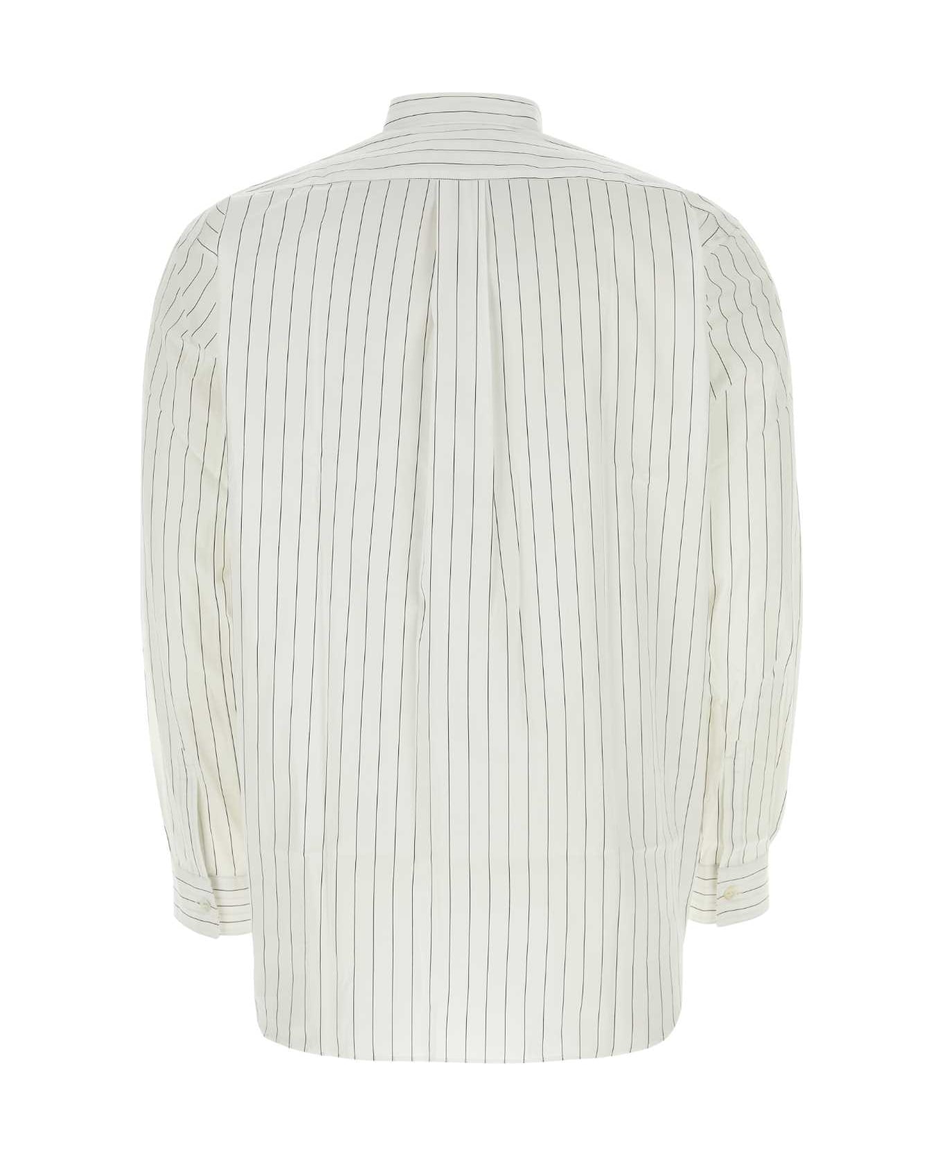 Comme des Garçons Printed Poplin Shirt - STRIPE119