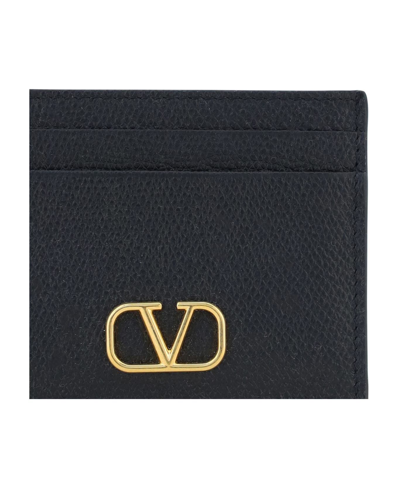 Valentino Garavani Vlogo Card Holder - Black