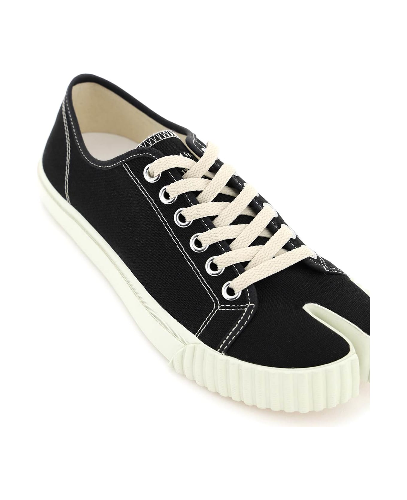 Maison Margiela Cleft Toe Sneakers - Black スニーカー