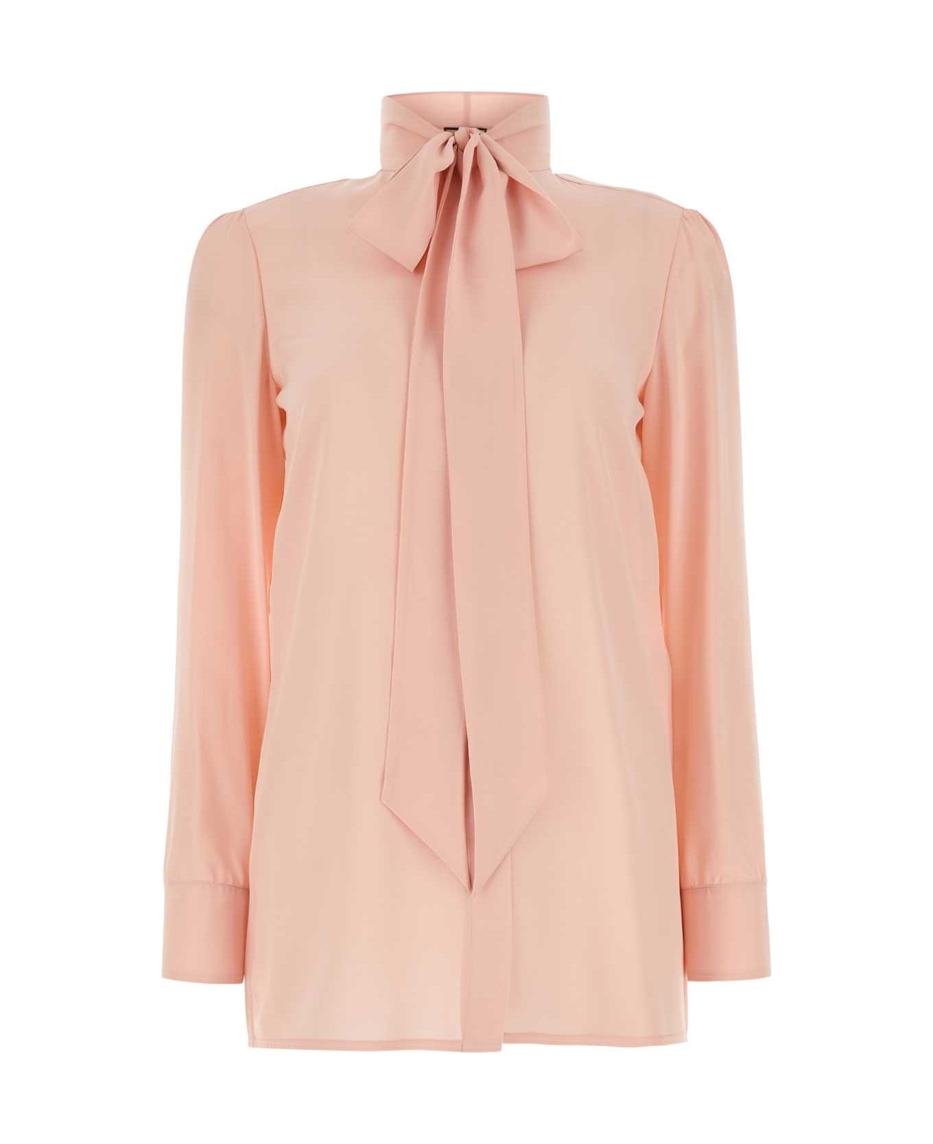 Gucci Pink Silk Shirt - LIGHTBABYROSE