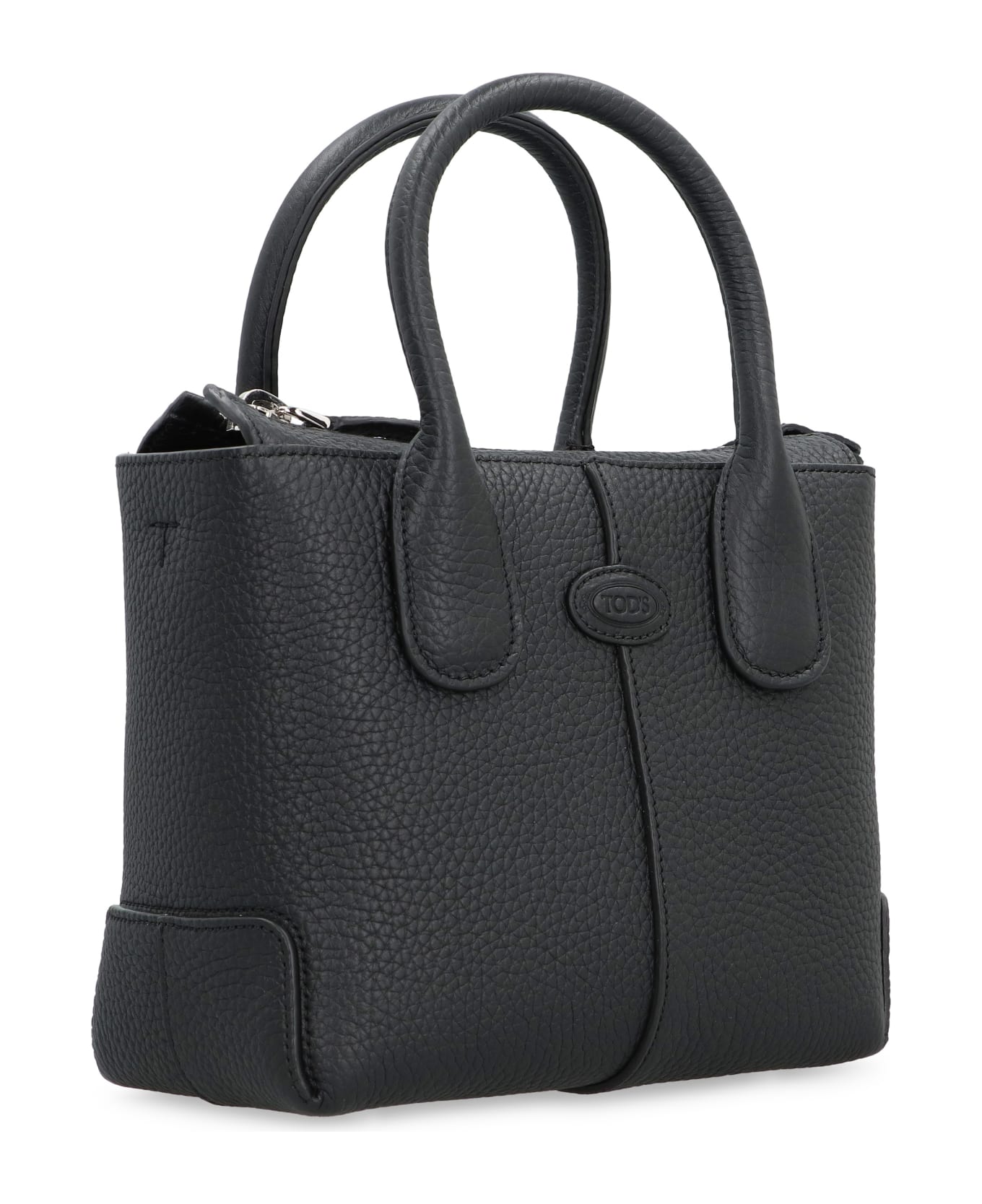 Tod's Di Smooth Leather Tote Bag - black