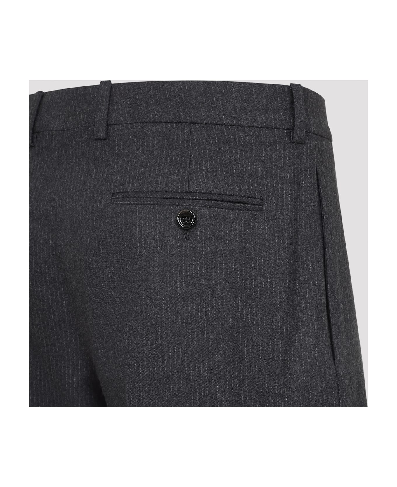 Celine Wool Pants - GRIS/CRAIE