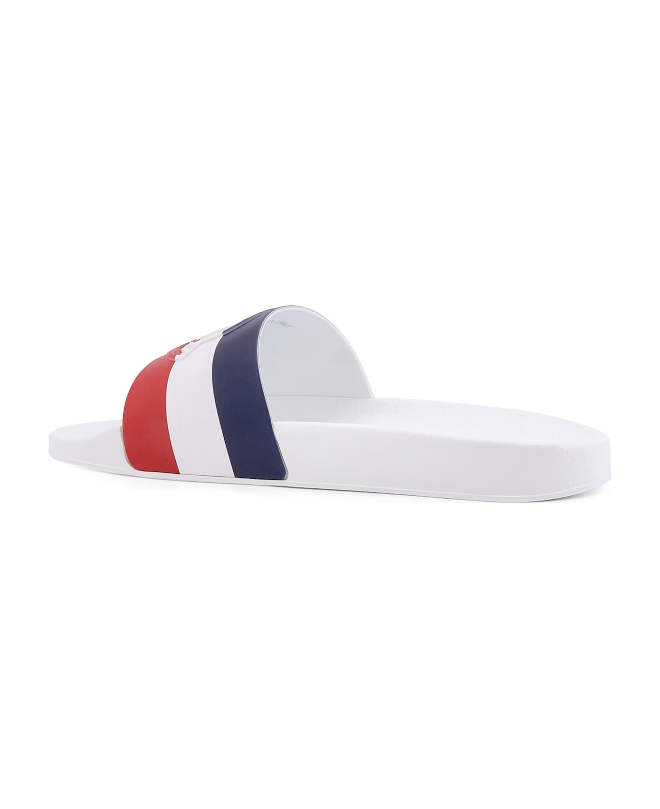 Moncler Basile Rubber Slides - White
