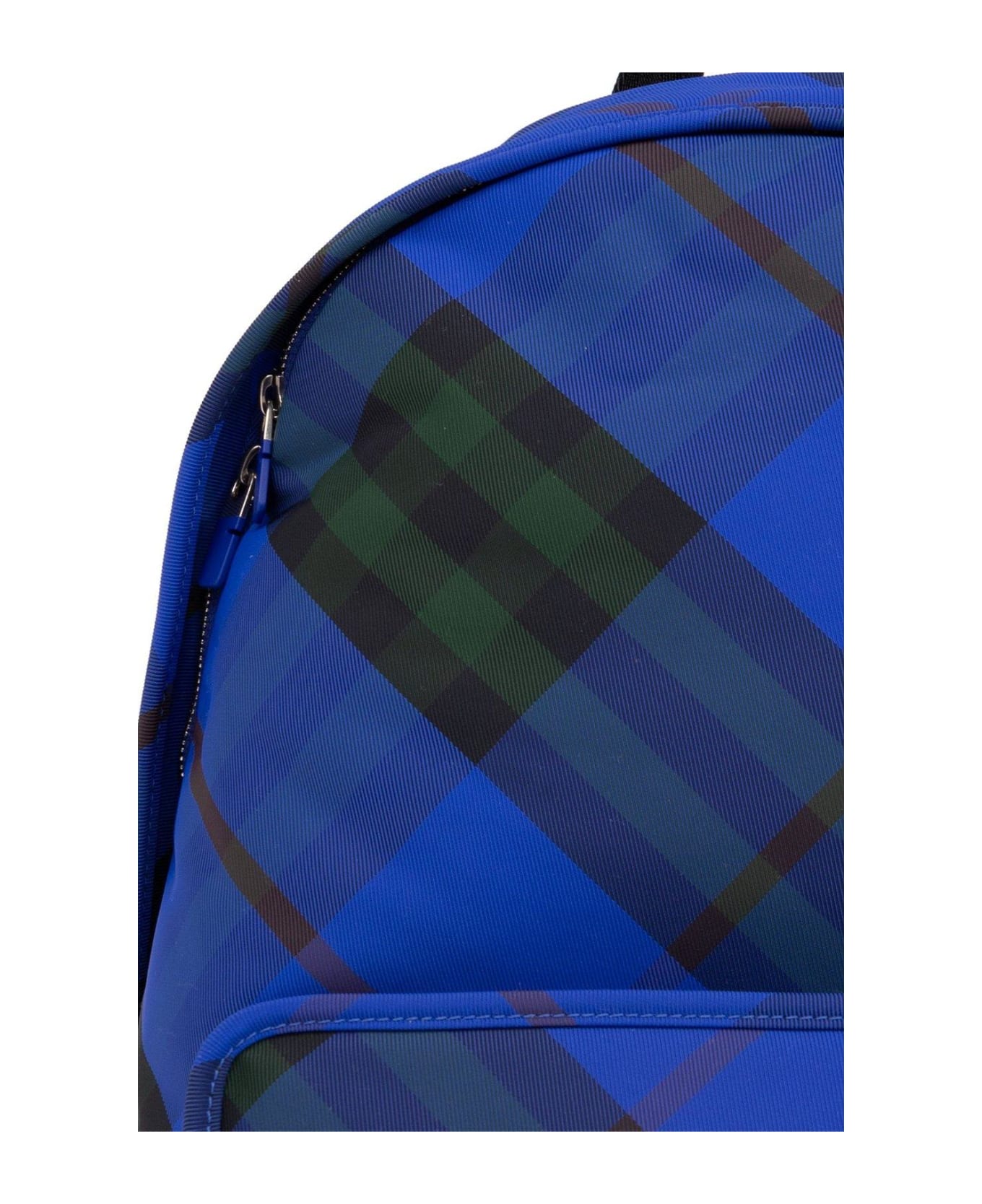 Burberry Shield Vintage Check-printed Zipped Backpack - Knight