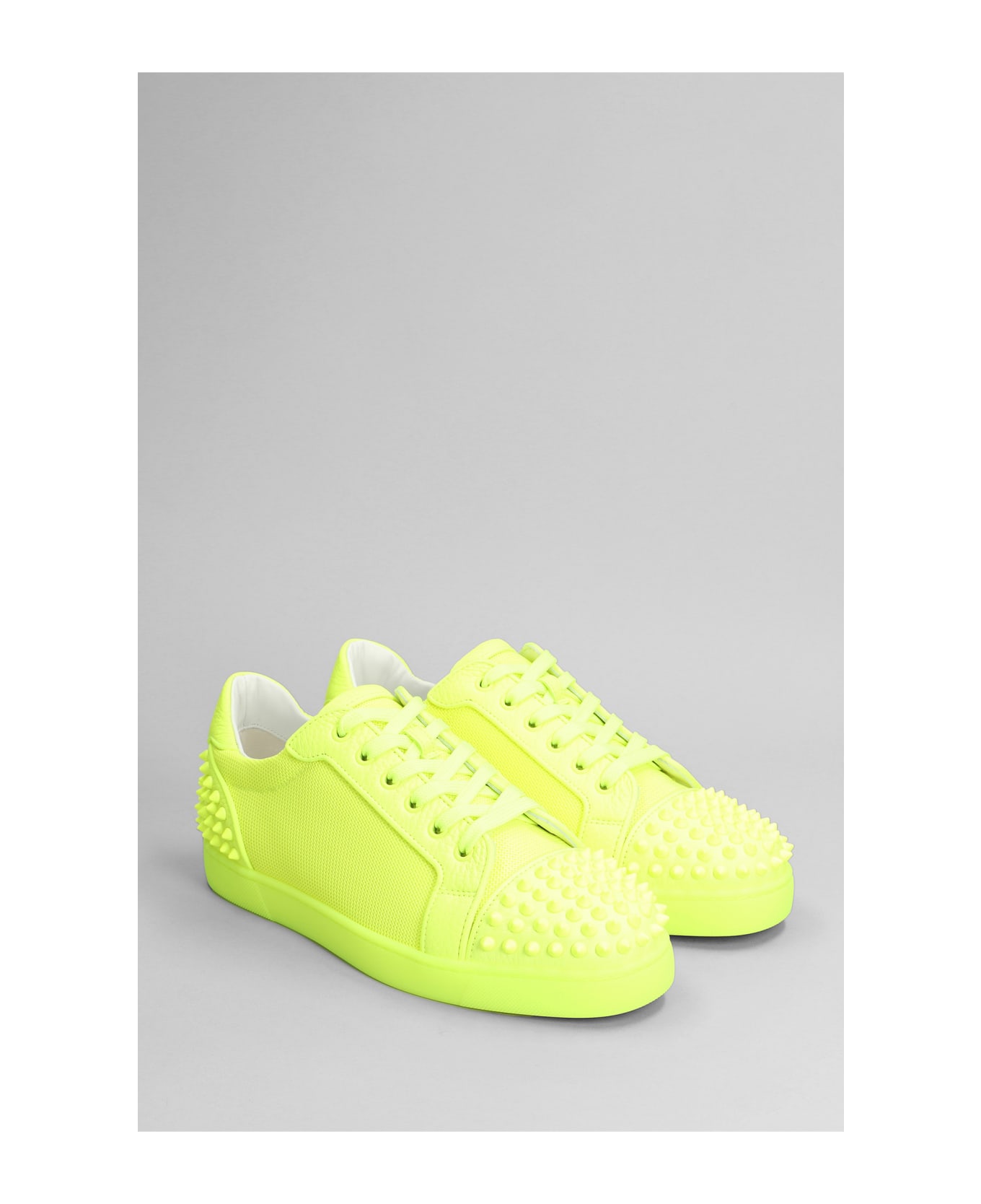 Christian Louboutin Seavaste 2 Orlato Sneakers In Yellow Leather - yellow