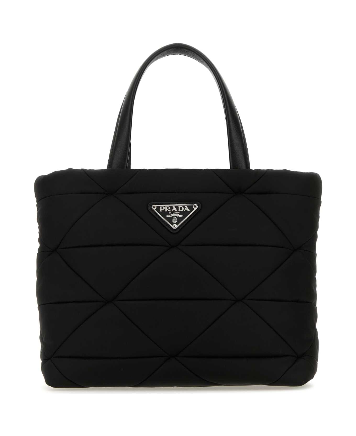 Prada Black Re-nylon Handbag - Black