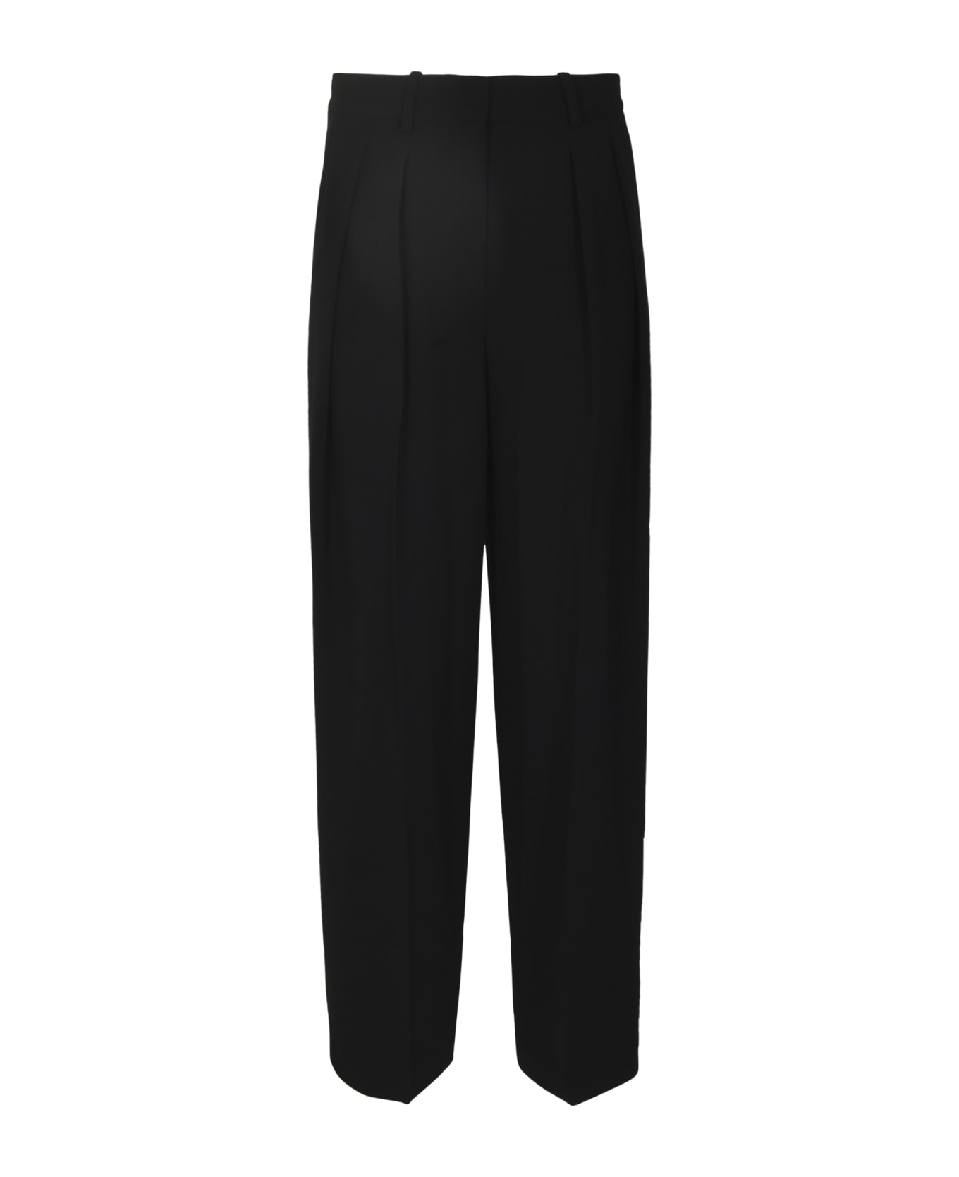 Theory Concealed Straight Trousers - Black