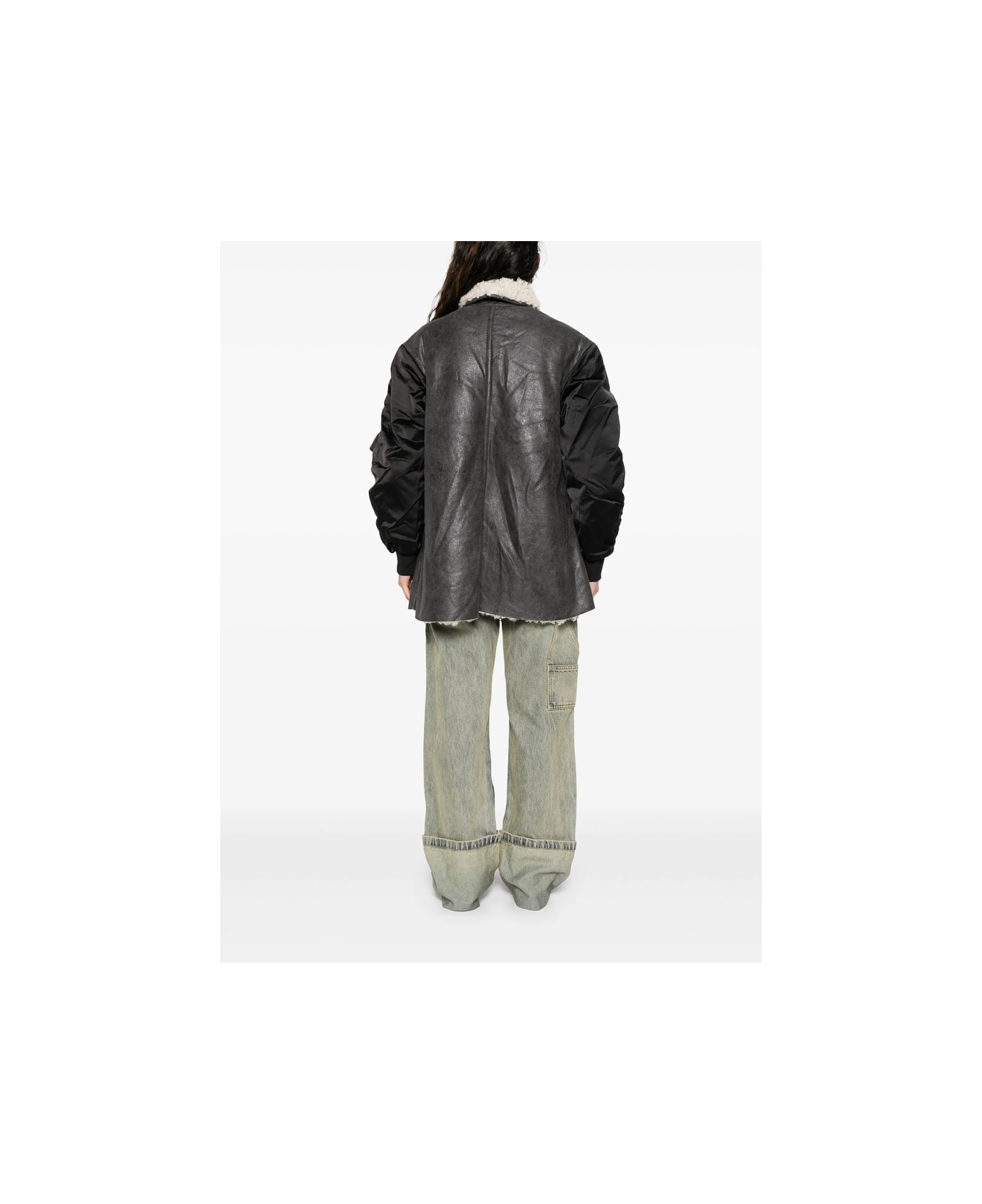 Marant Étoile Leather Outerwear - BLACK