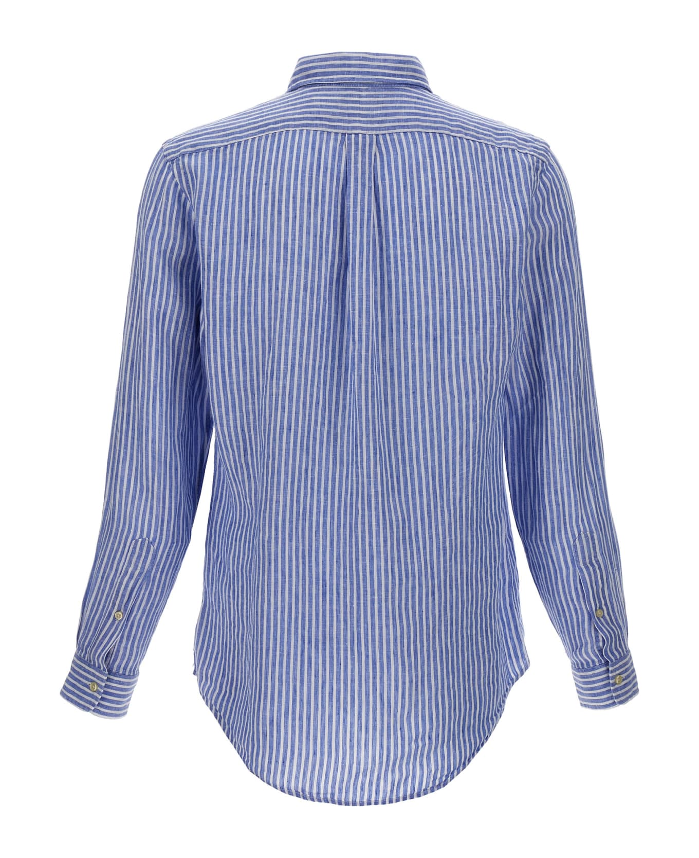 Ralph Lauren Logo Embroidery Striped Shirt - Multi シャツ