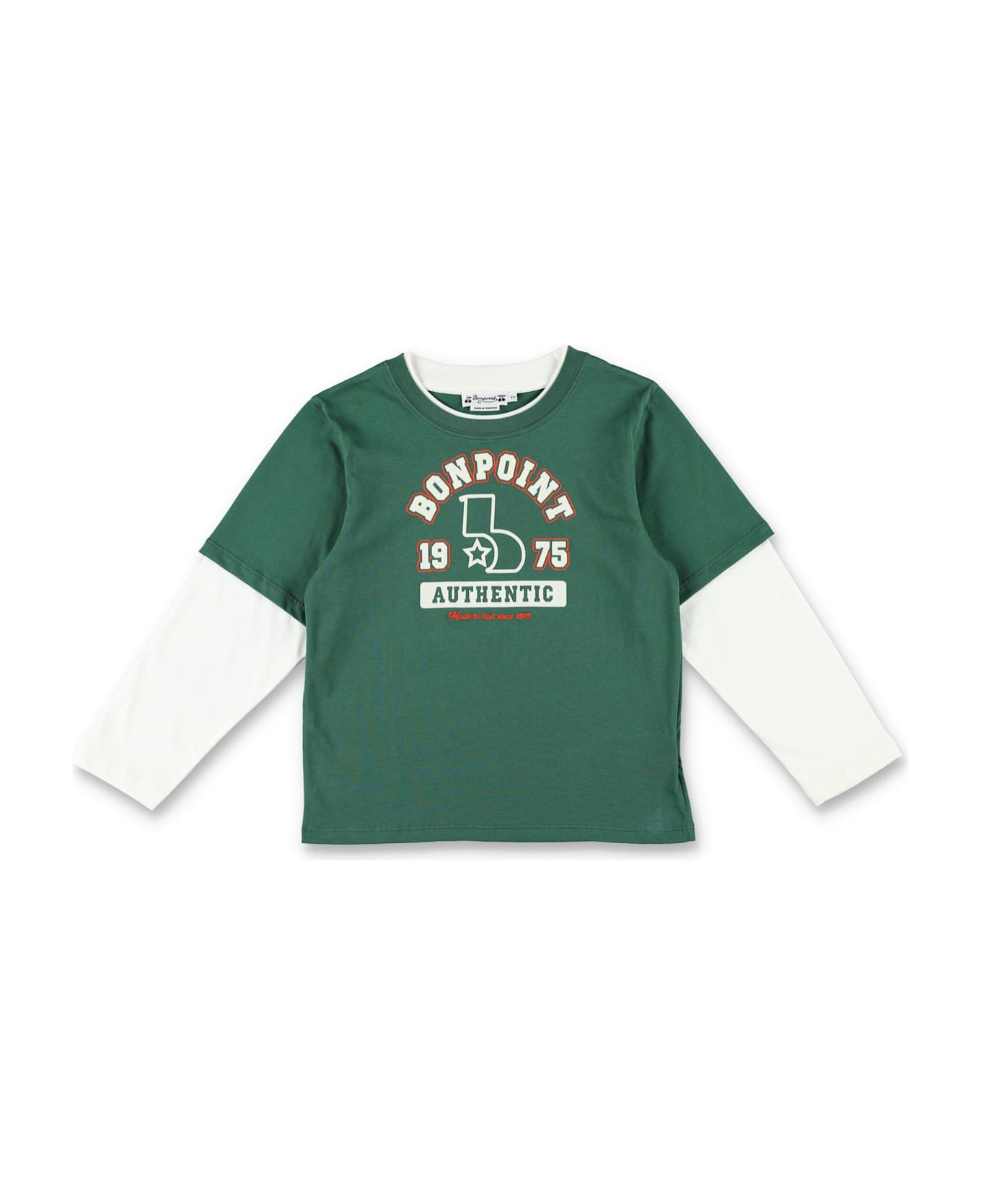 Bonpoint Double T-shirt - VERT Tシャツ＆ポロシャツ