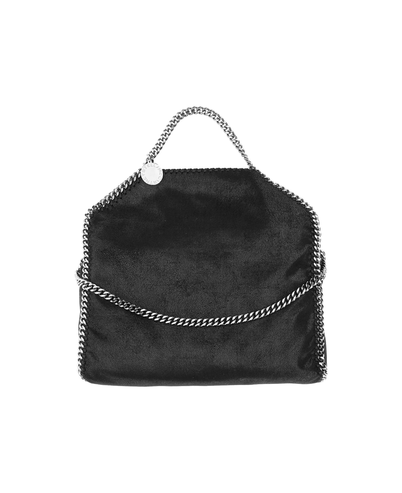 Stella McCartney Falabella Fold Over Tote Bag - BLACK