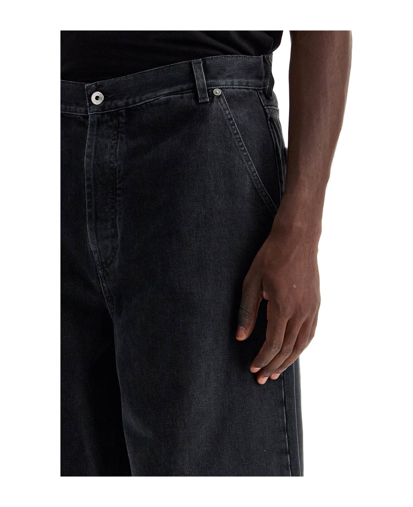 Off-White Wide Five-pocket Jeans With Spacious - VINTAGE BLACK - NO COLOR (Blue)