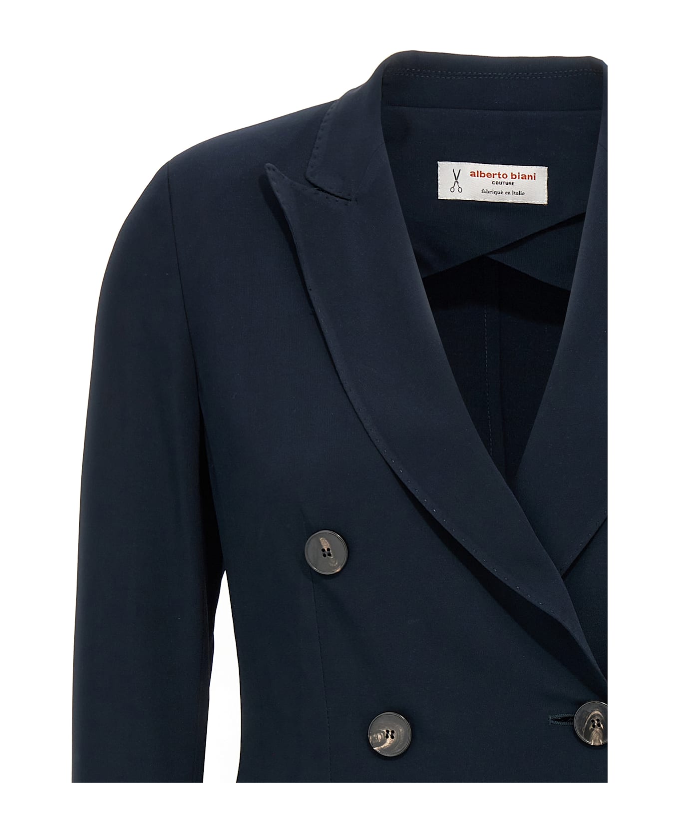 Alberto Biani Double-breasted Blazer - Blue