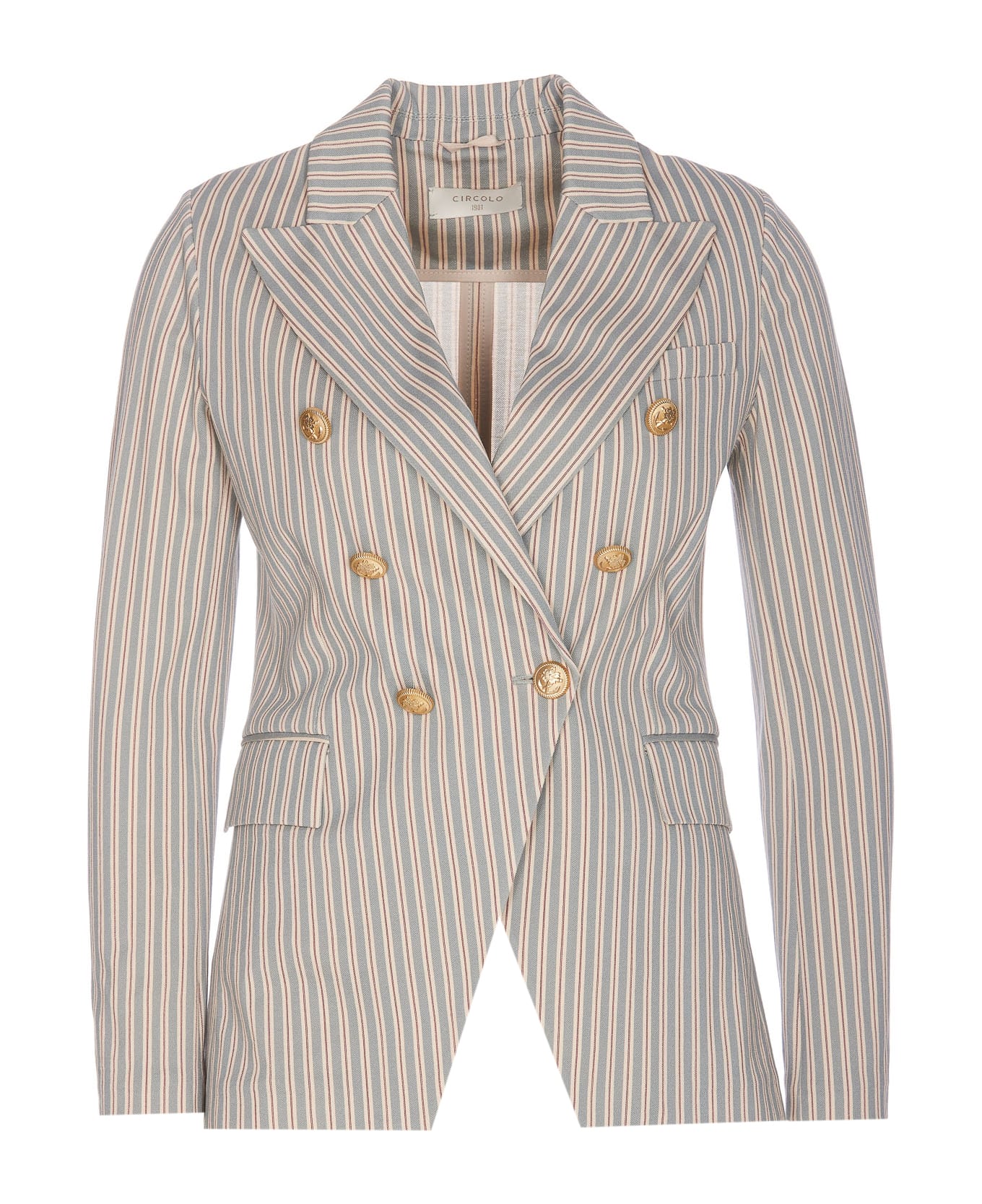 Circolo 1901 Double Breasted Buttons Jacket - MultiColour
