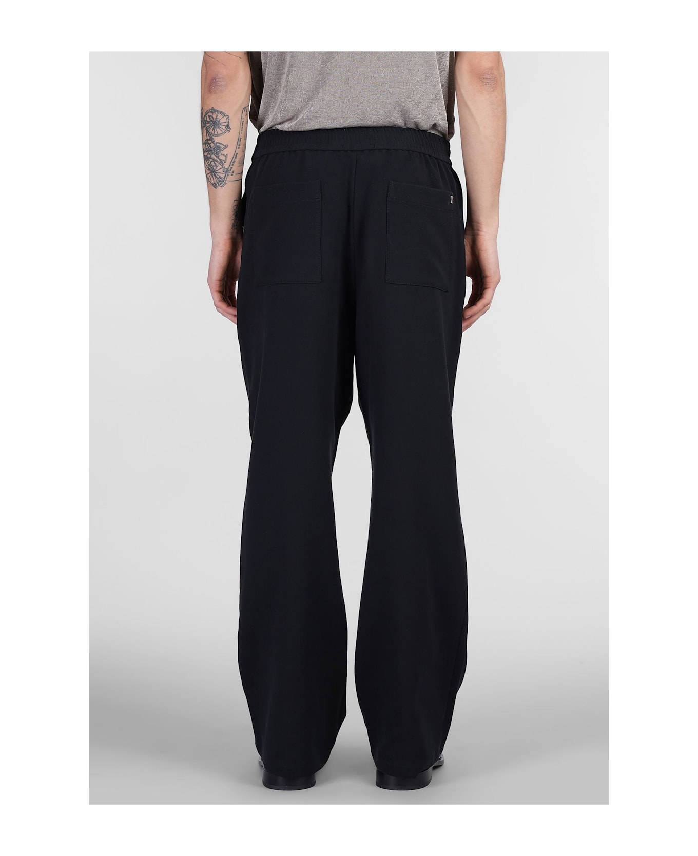 Ami Alexandre Mattiussi Pants In Black Cotton - black