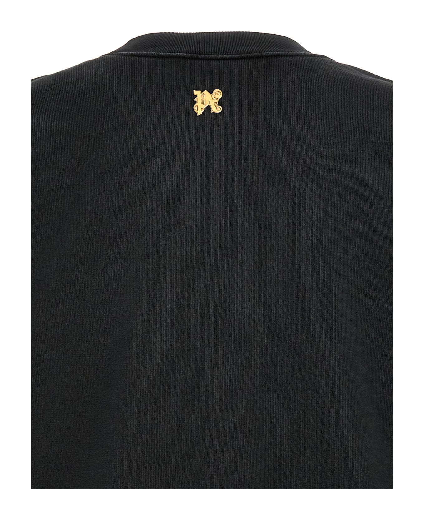 Palm Angels 'burning Monogram' Sweatshirt - Black   フリース