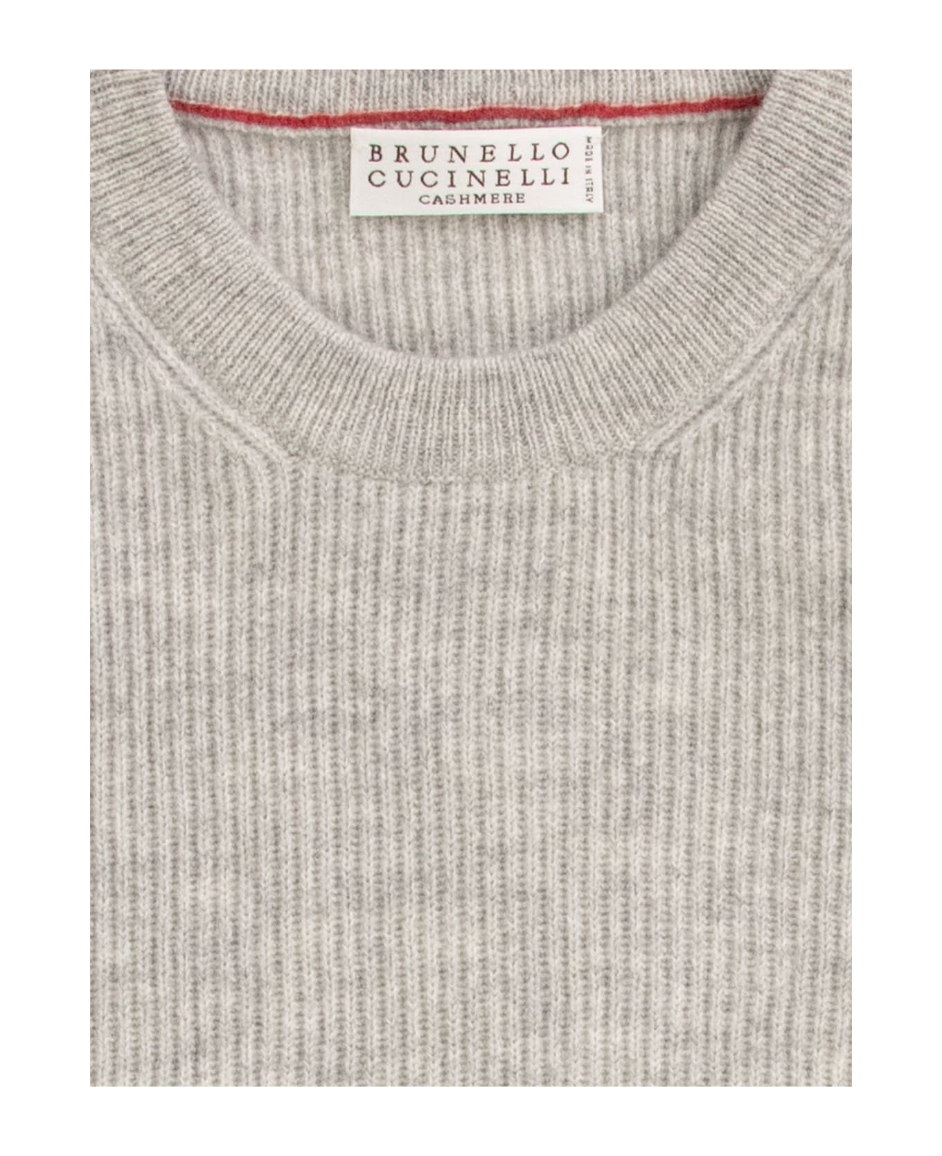 Brunello Cucinelli Cashmere Knitwear - Light Grey