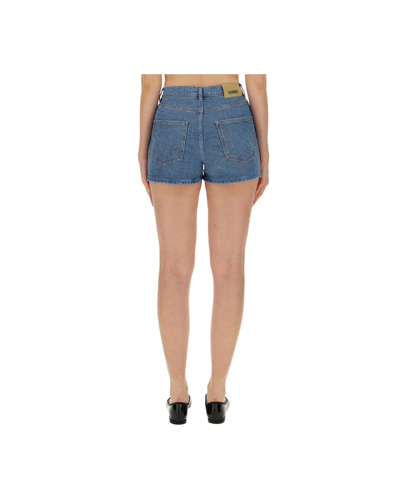 Rotate by Birger Christensen Denim Shorts - DENIM