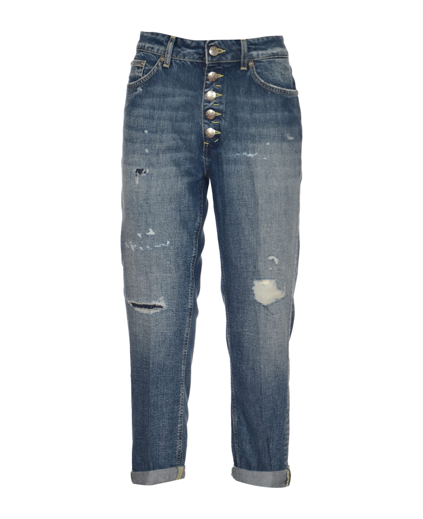 Dondup Distressed Buttoned Jeans デニム