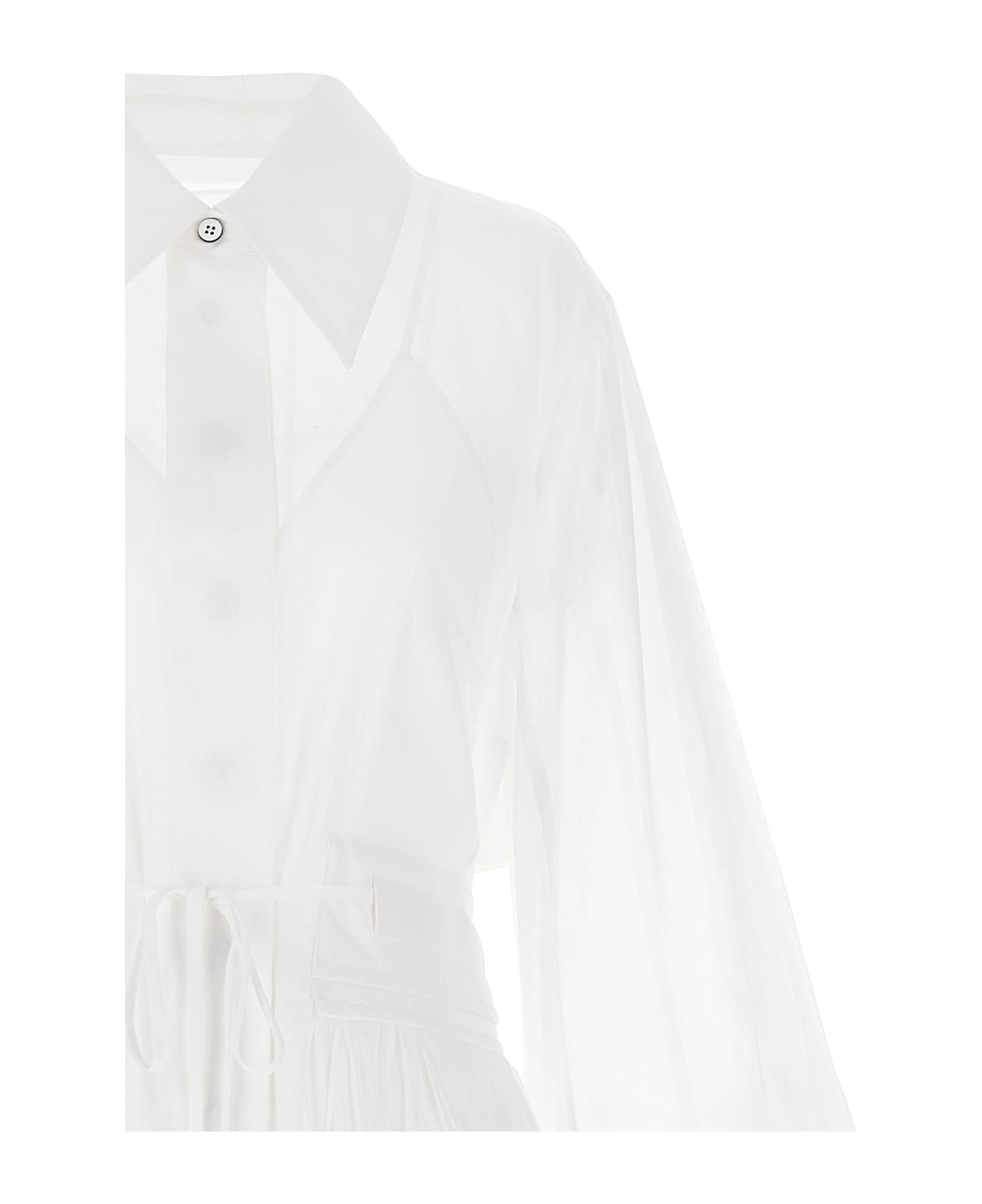 Jil Sander Chemisier Dress - White