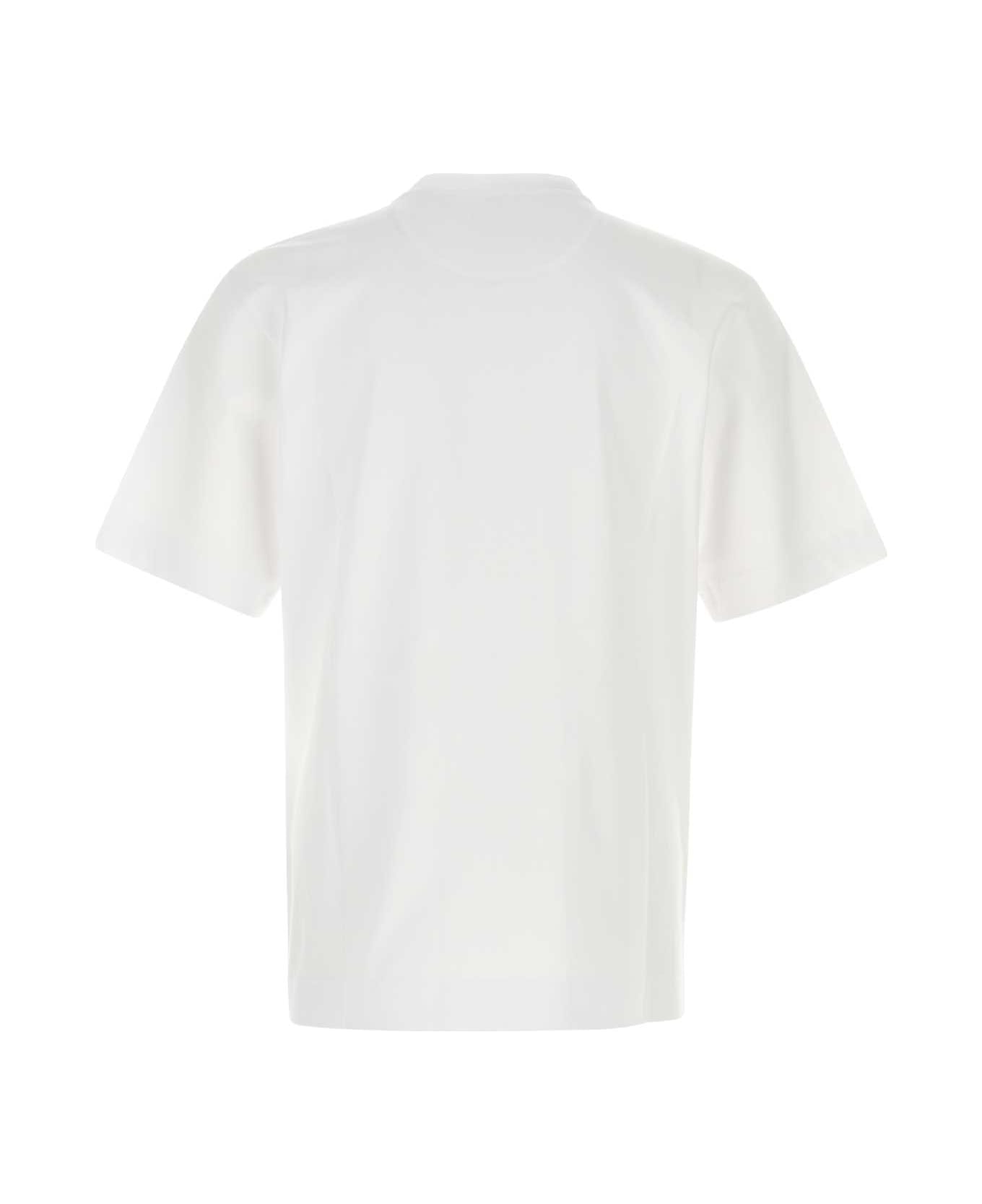 Fendi White Cotton T-shirt - BIANCO