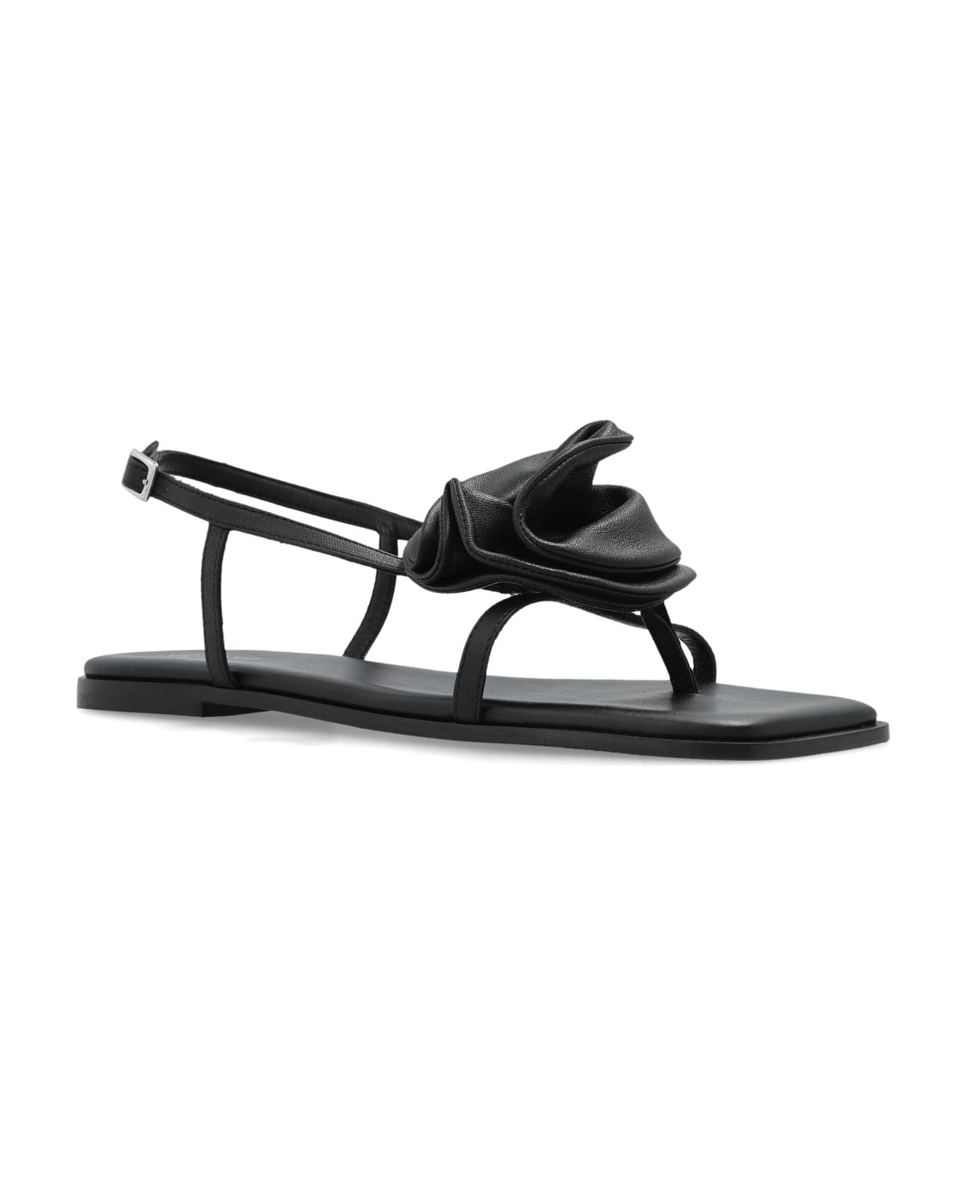 Vic Matié Vic Matie Leather Sandals Logic - Black