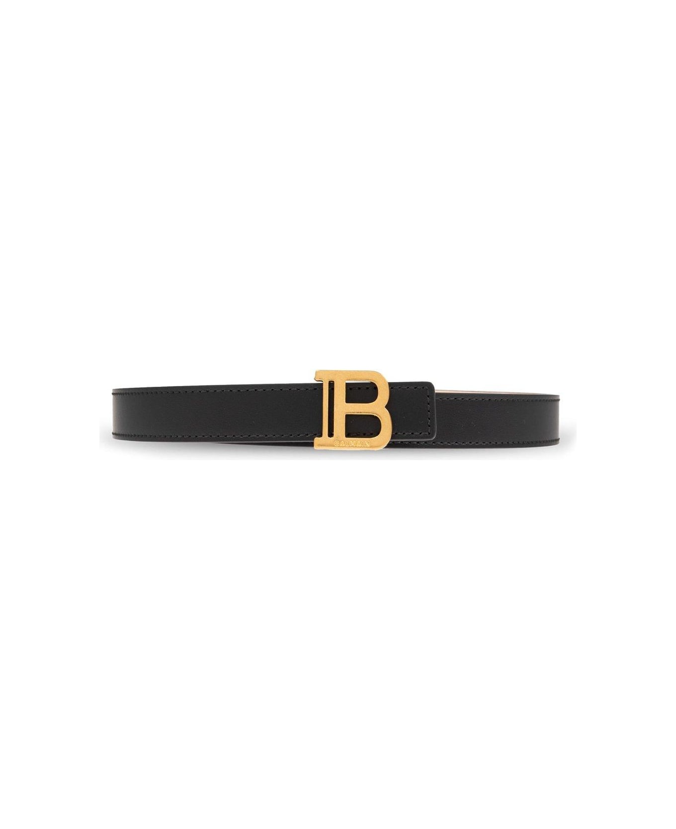 Balmain Thin B-belt - Nero