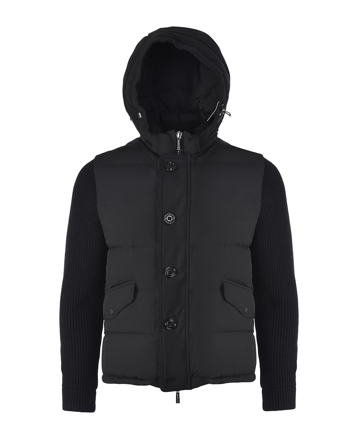 Moorer Jacket In Nylon. - Black