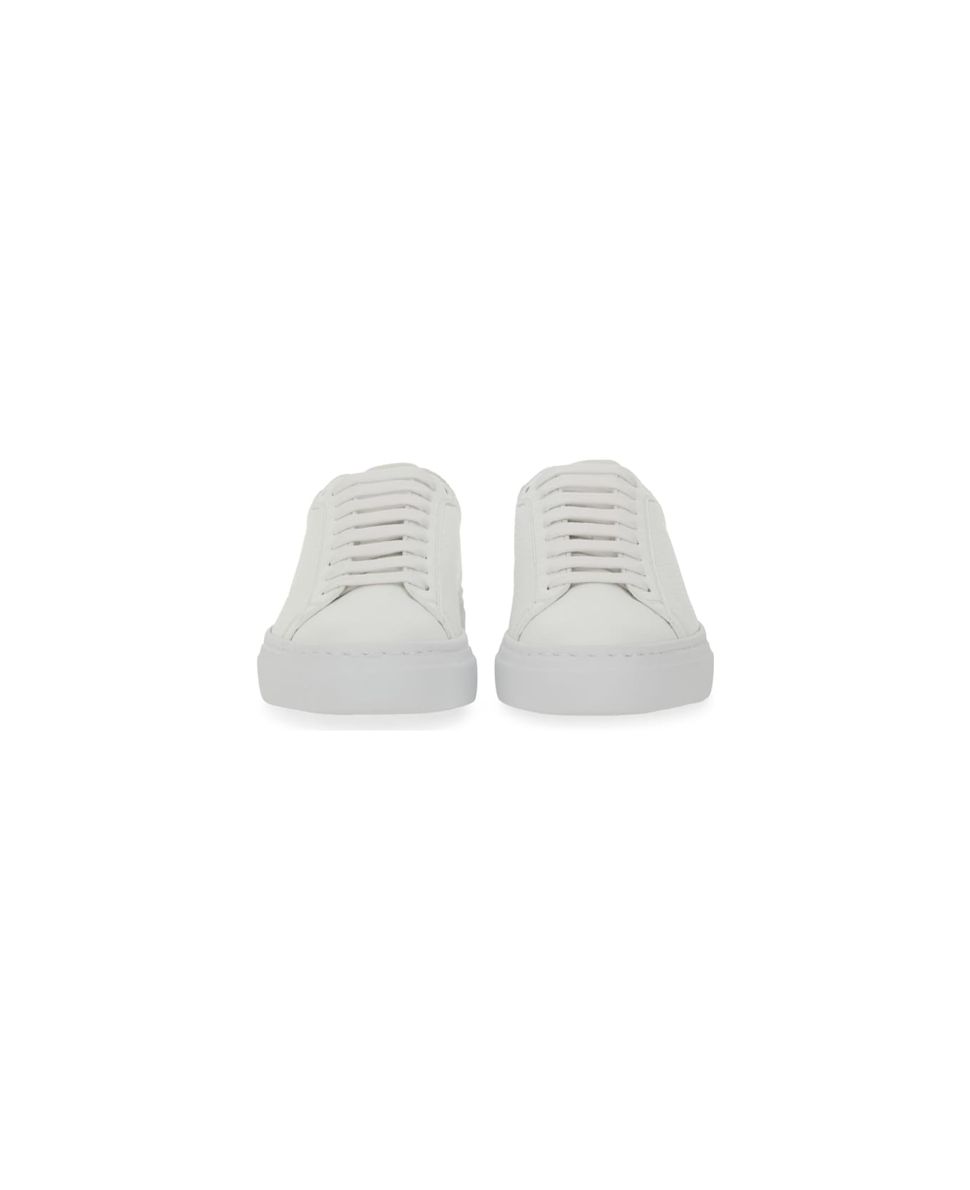 Fabiana Filippi Leather Sneaker - WHITE